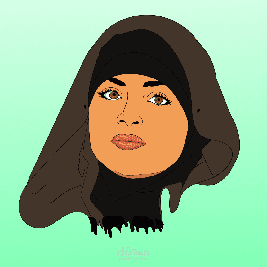رسم الصور الشخصية باستخدان اليسترايترالى كرتون