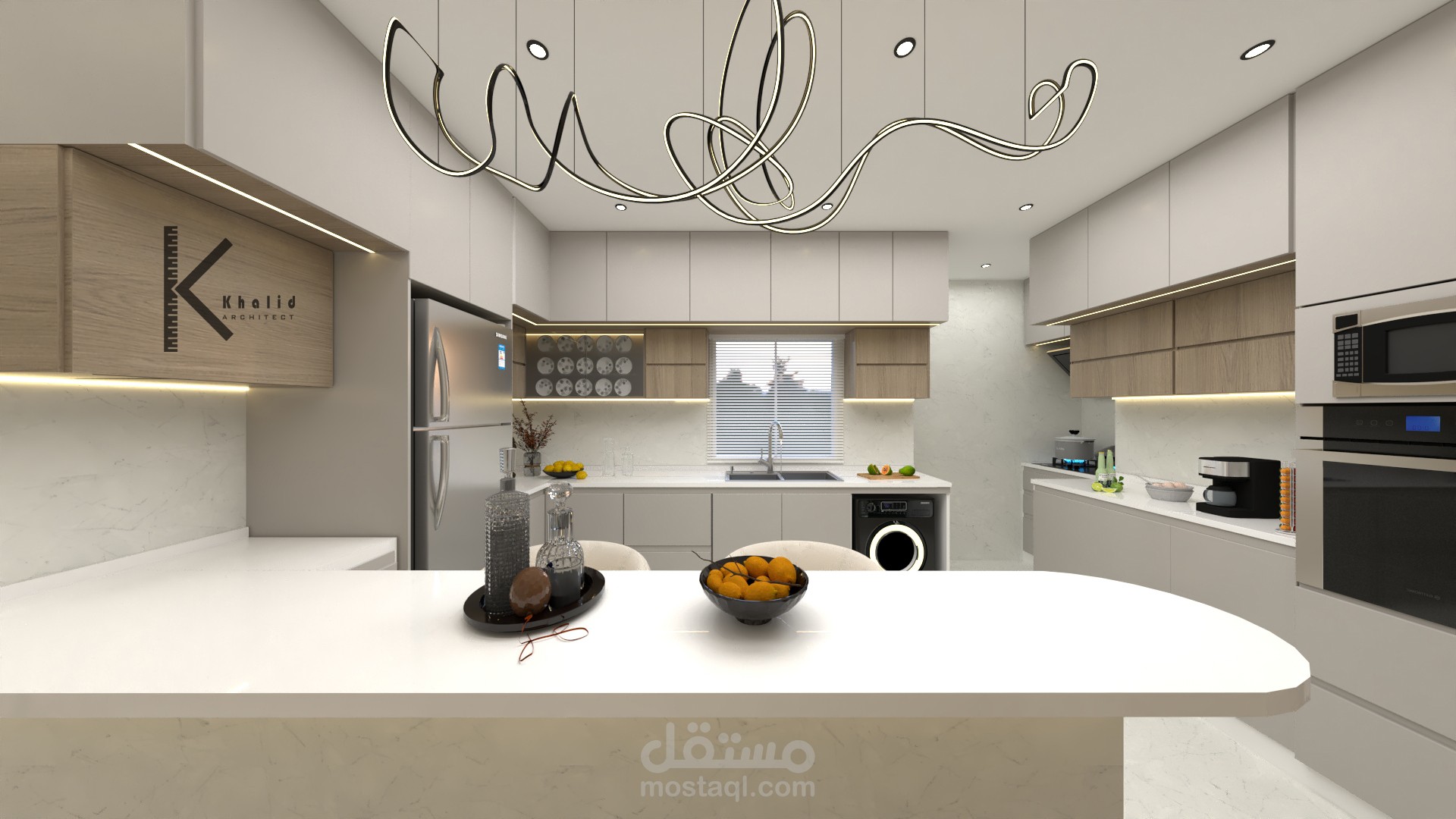 تصميم داخلي مطبخ مودرن