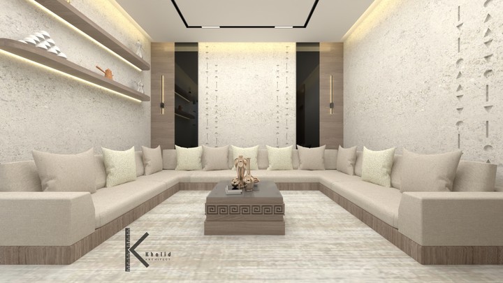 مجلس على الطراز النجدي المودرن