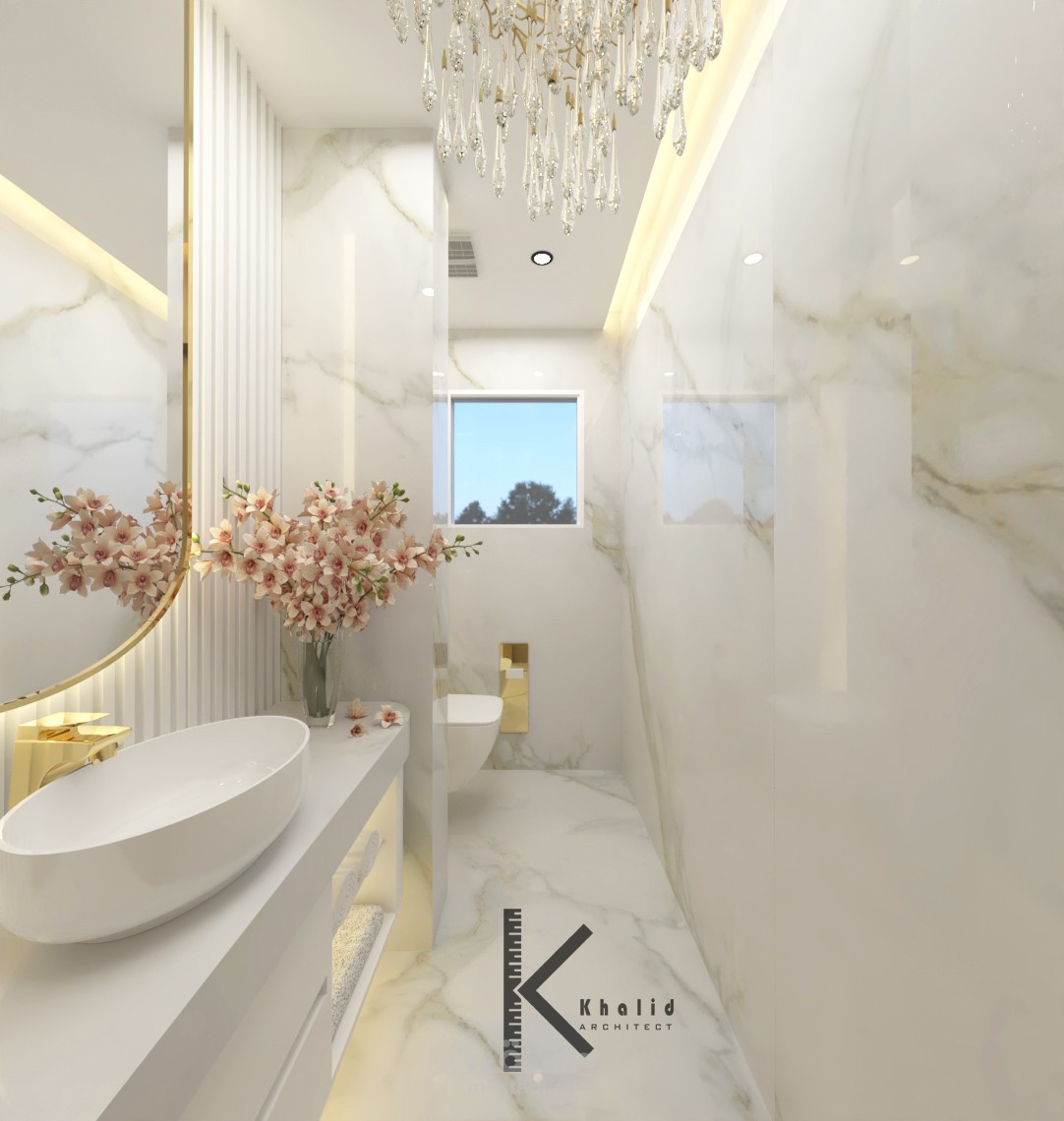 دورة مياه ومغاسل فندقي