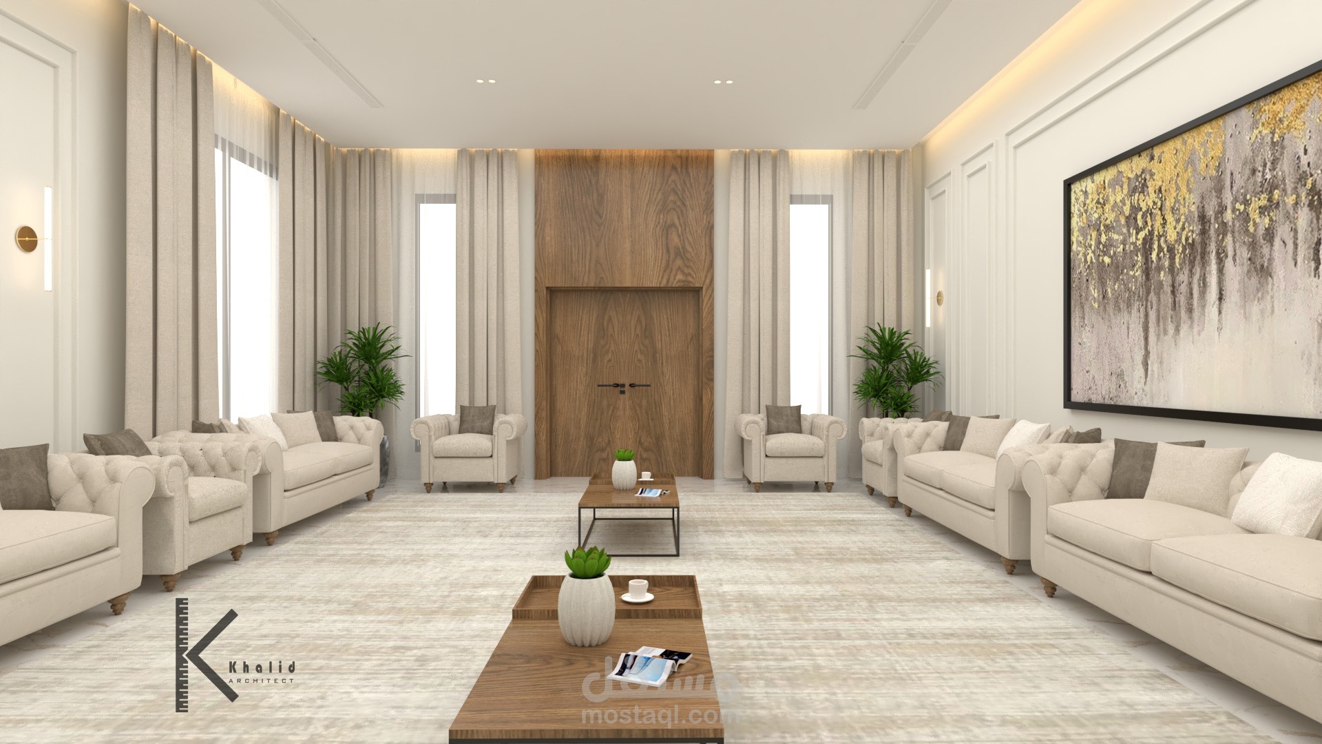 فيلا على الطراز نيوكلاسيك أبوظبي