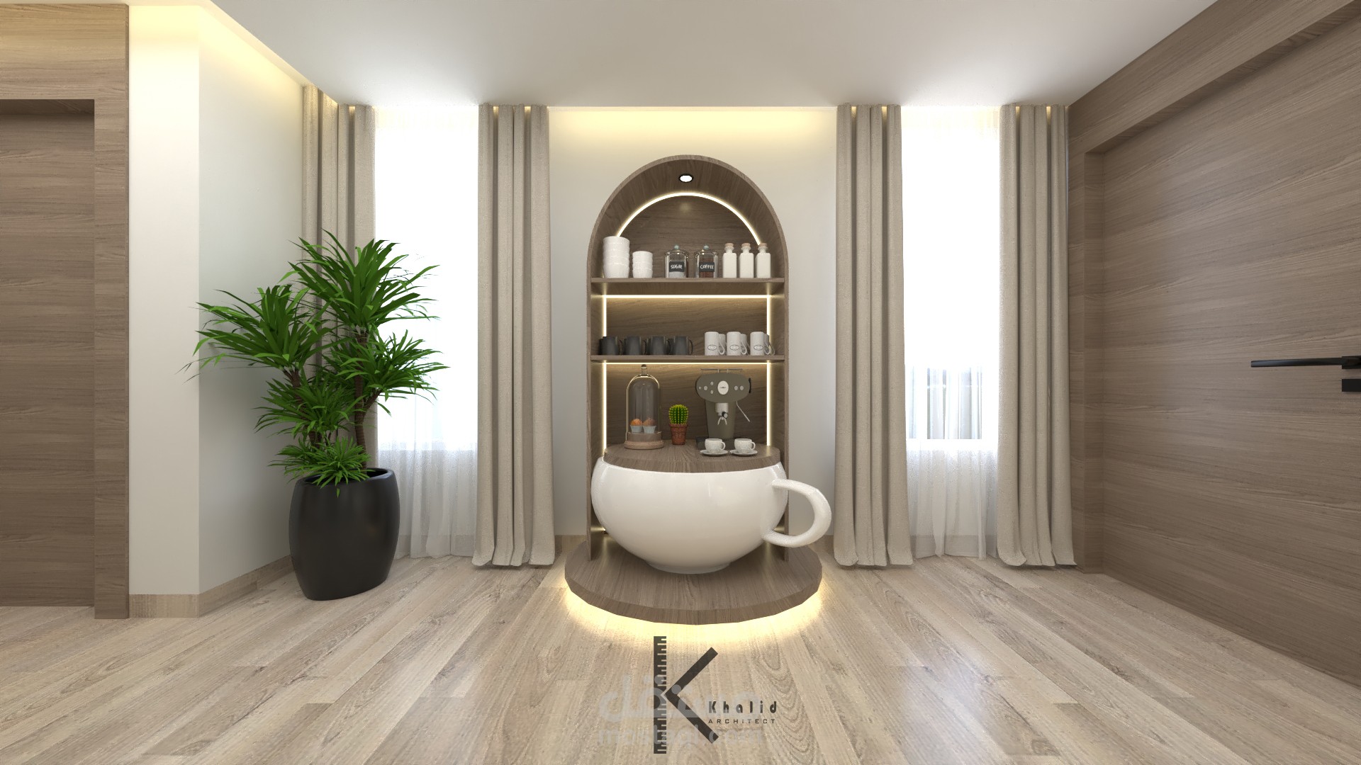 كوفي كورنر بفيلا بالممكله