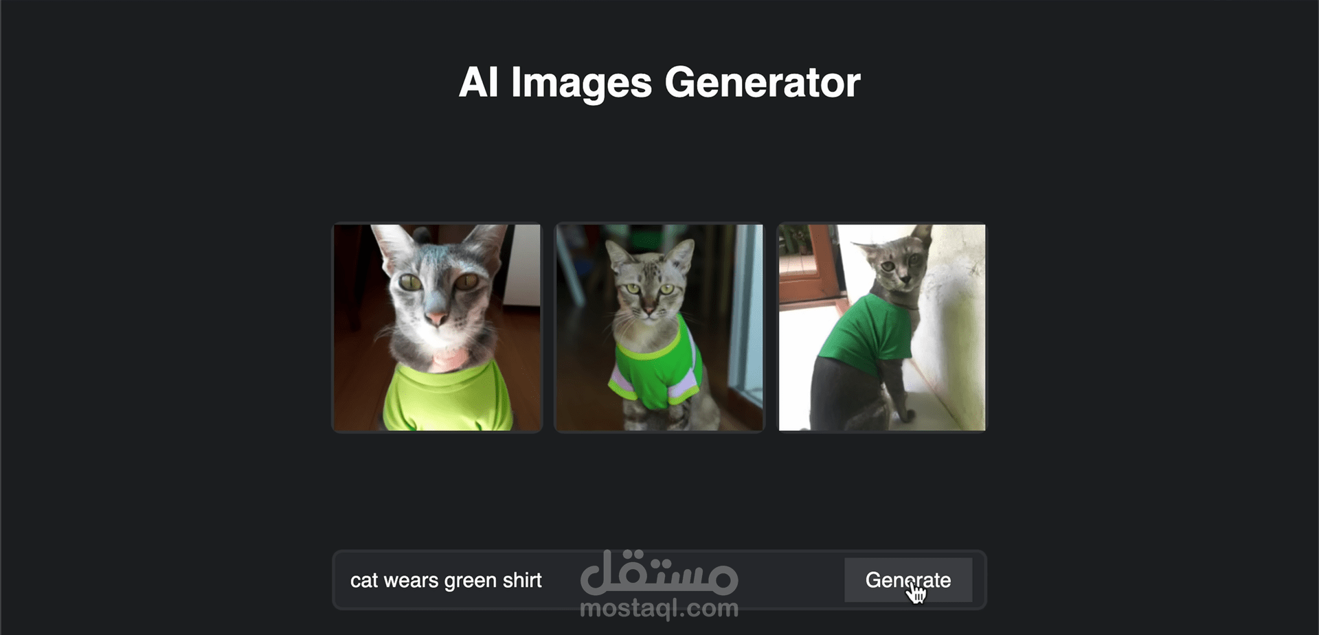 موقع توليد الصور بالذكاء الإصطناعي - OpenAI API