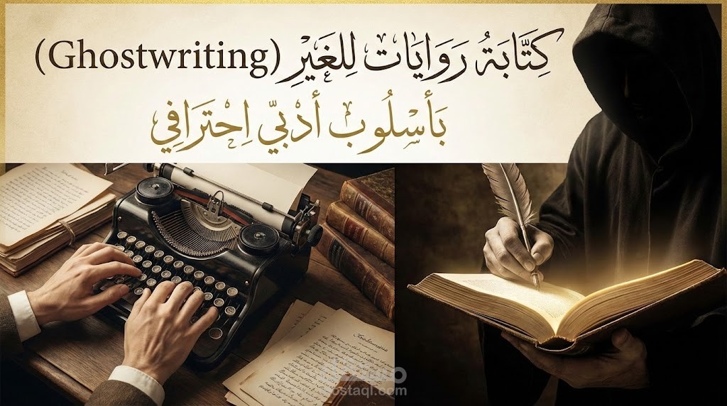 كتابة روايات للغير (Ghostwriting) بأسلوب أدبي احترافي