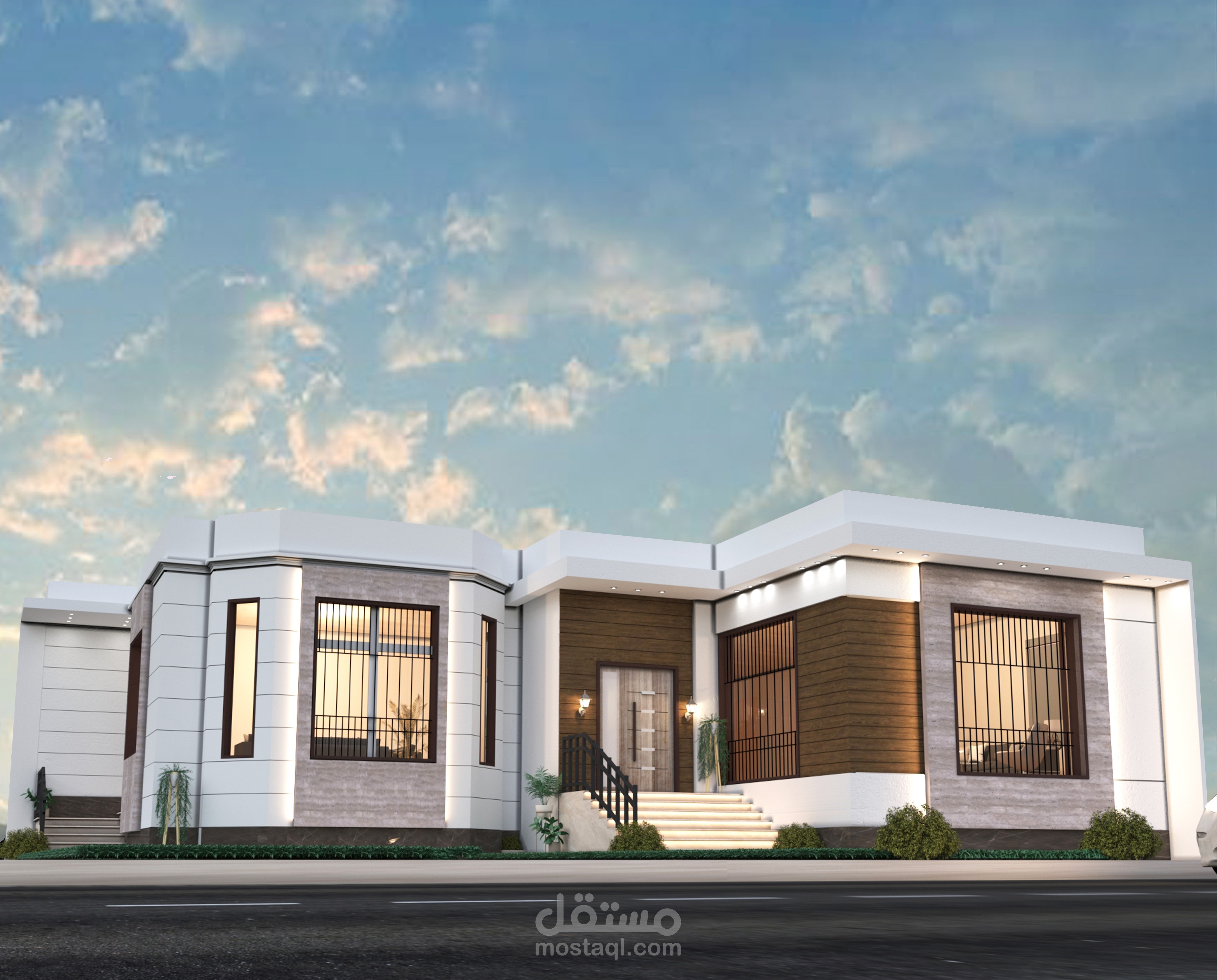 تصميم واجهة منزل