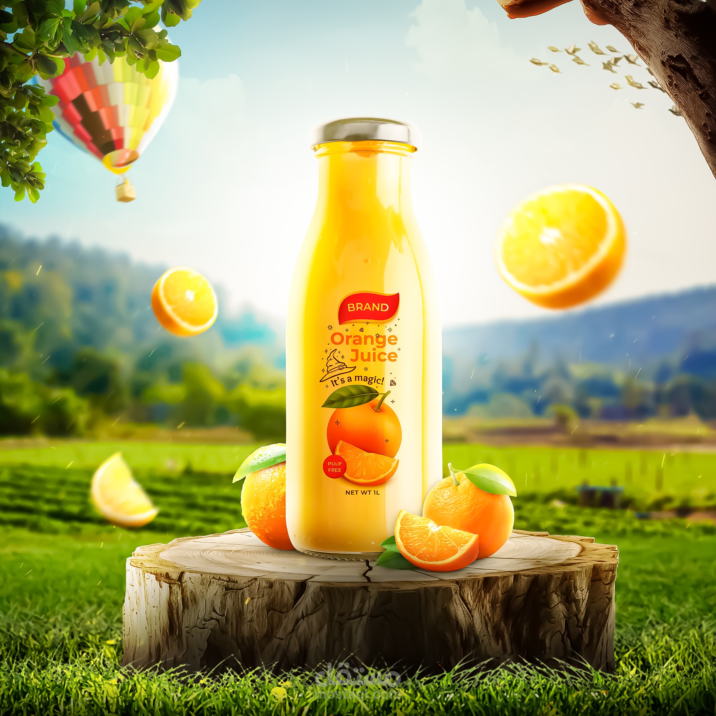 تصميم بست لمصنع عصير