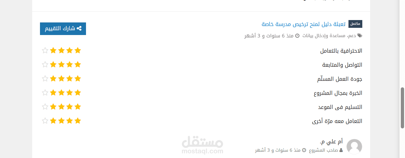 إعداد دليل ترخيص لمدرسة خاصة