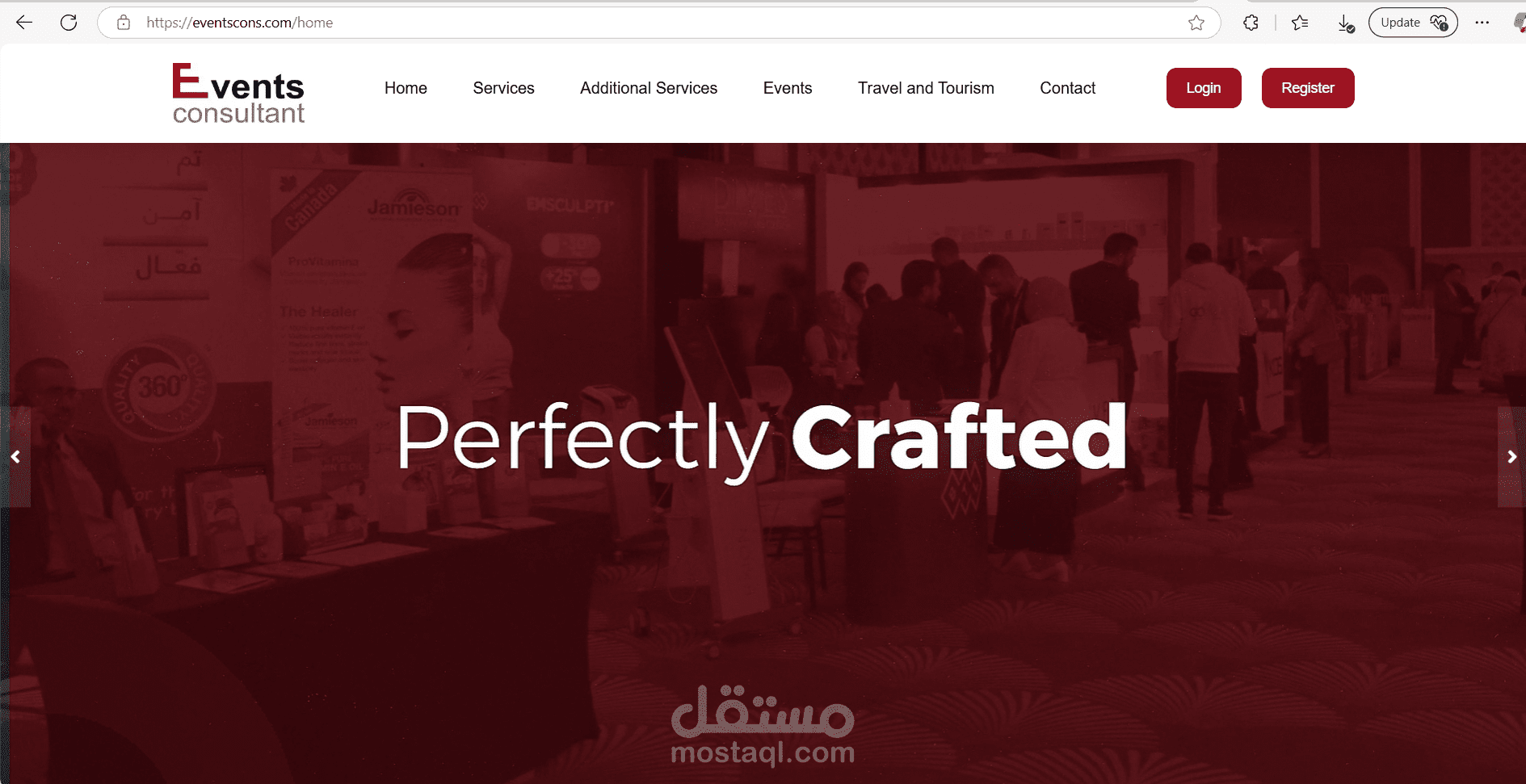 مشروع نظام إدارة المؤتمرات هو تطبيق ويب متكامل يعتمد على تقنيات PHP Laravel و React