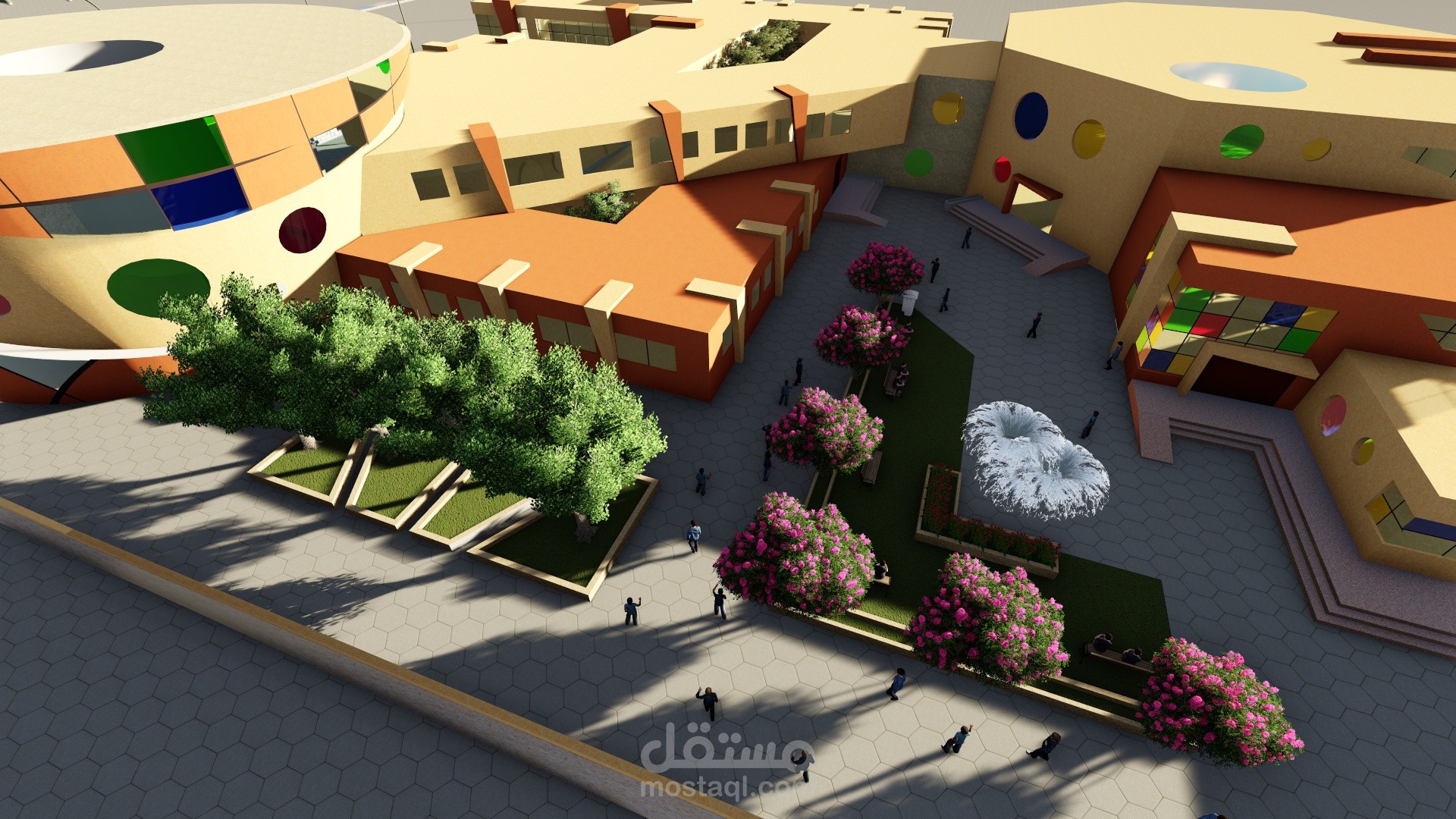 تصميم مدرسة خاصة