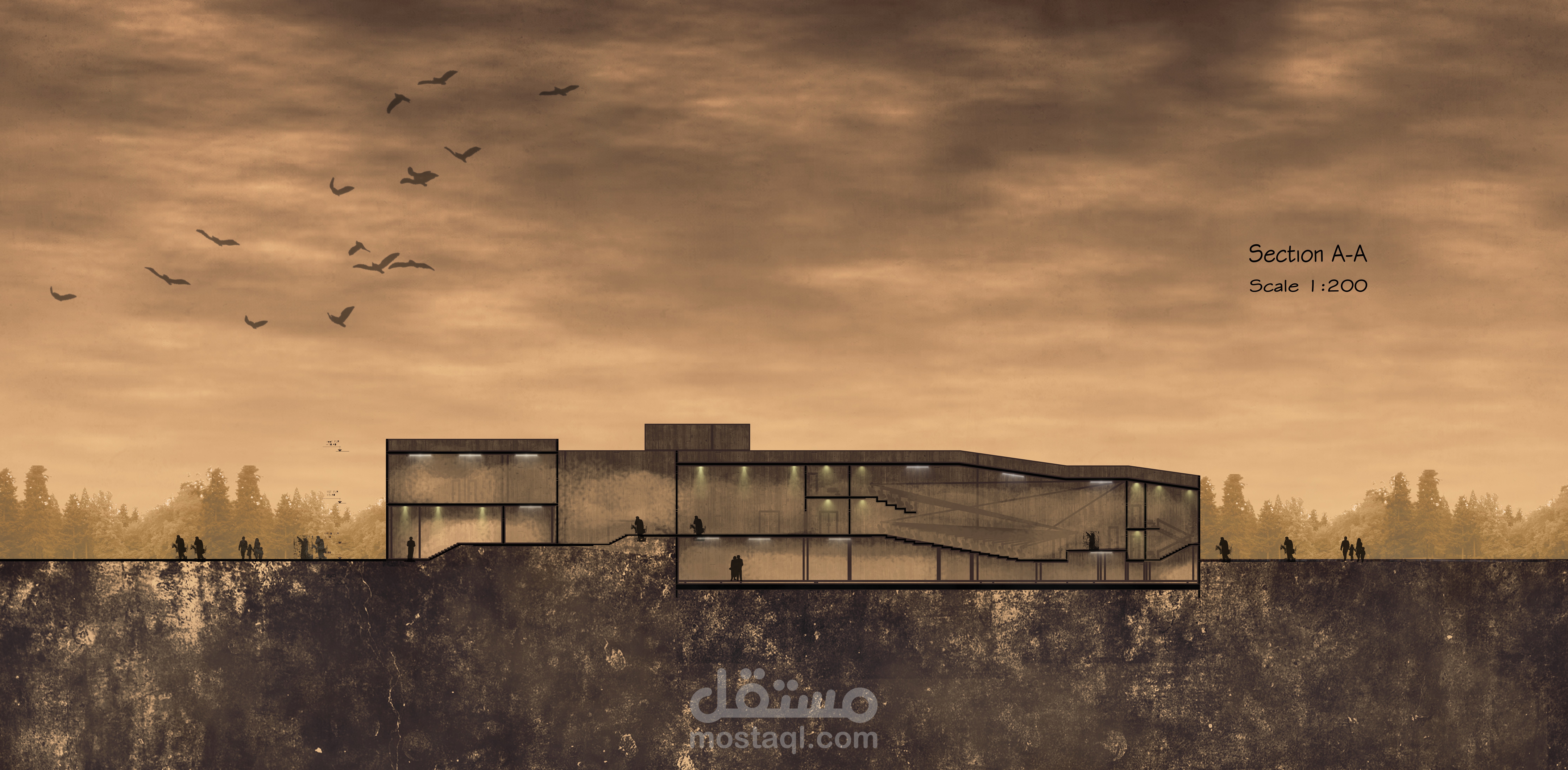 تصميم مركز ثقافي