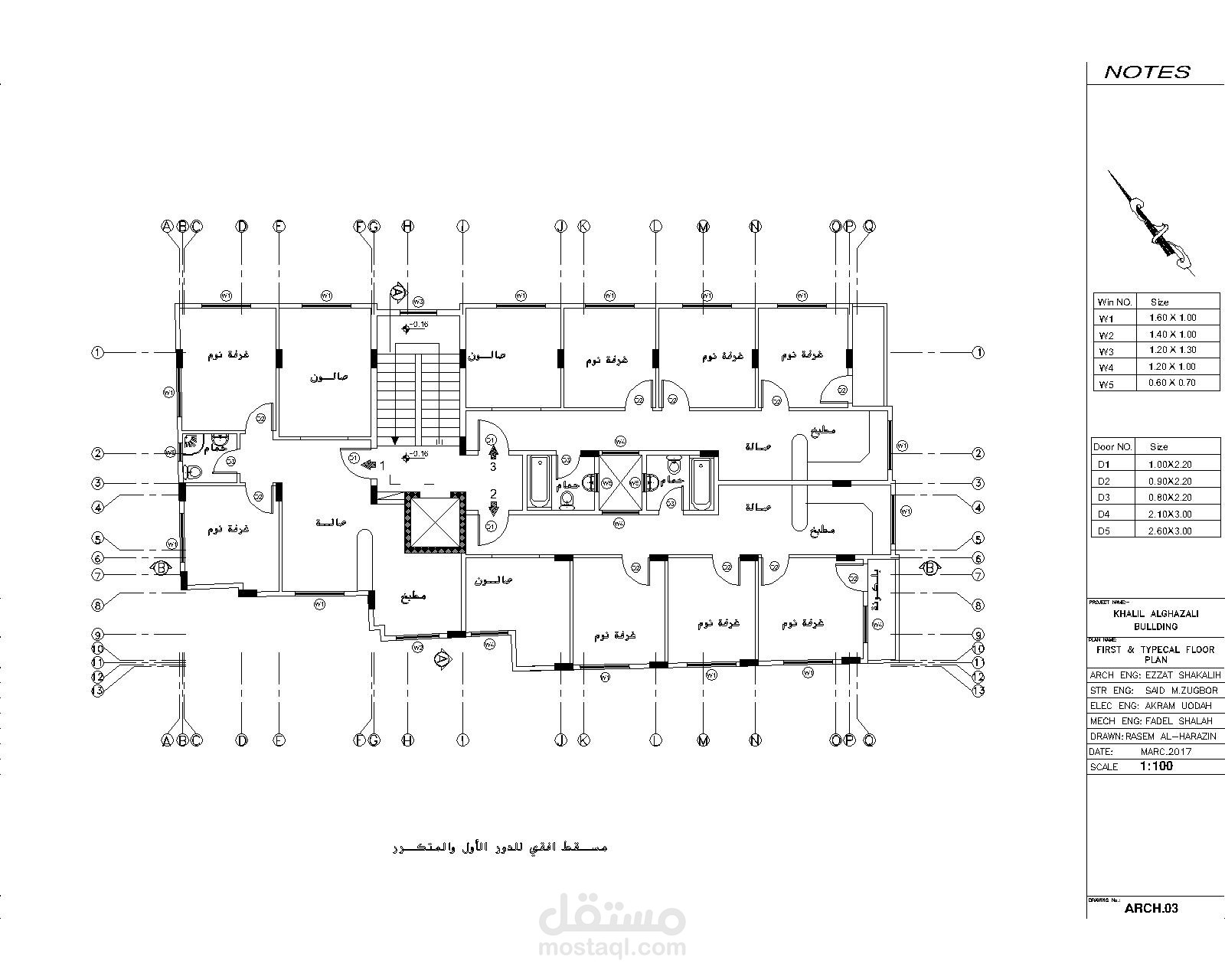 رسومات ومخططات تنفيذية