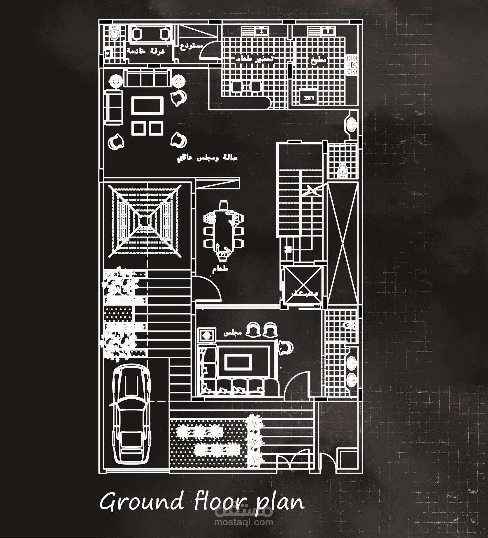 مخططات فيلا