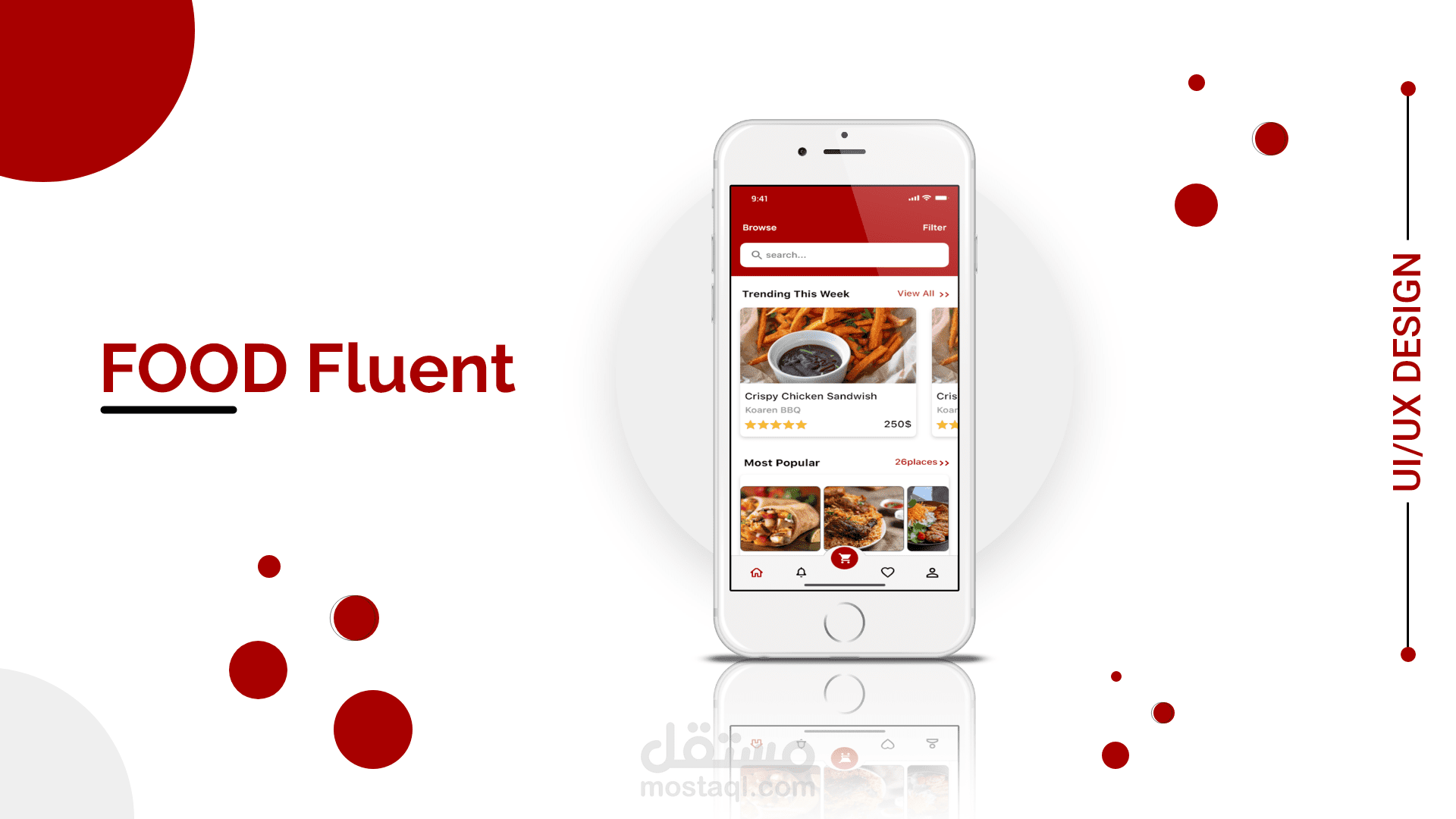 تطبيق  مطعم FOOD FLUENT APP