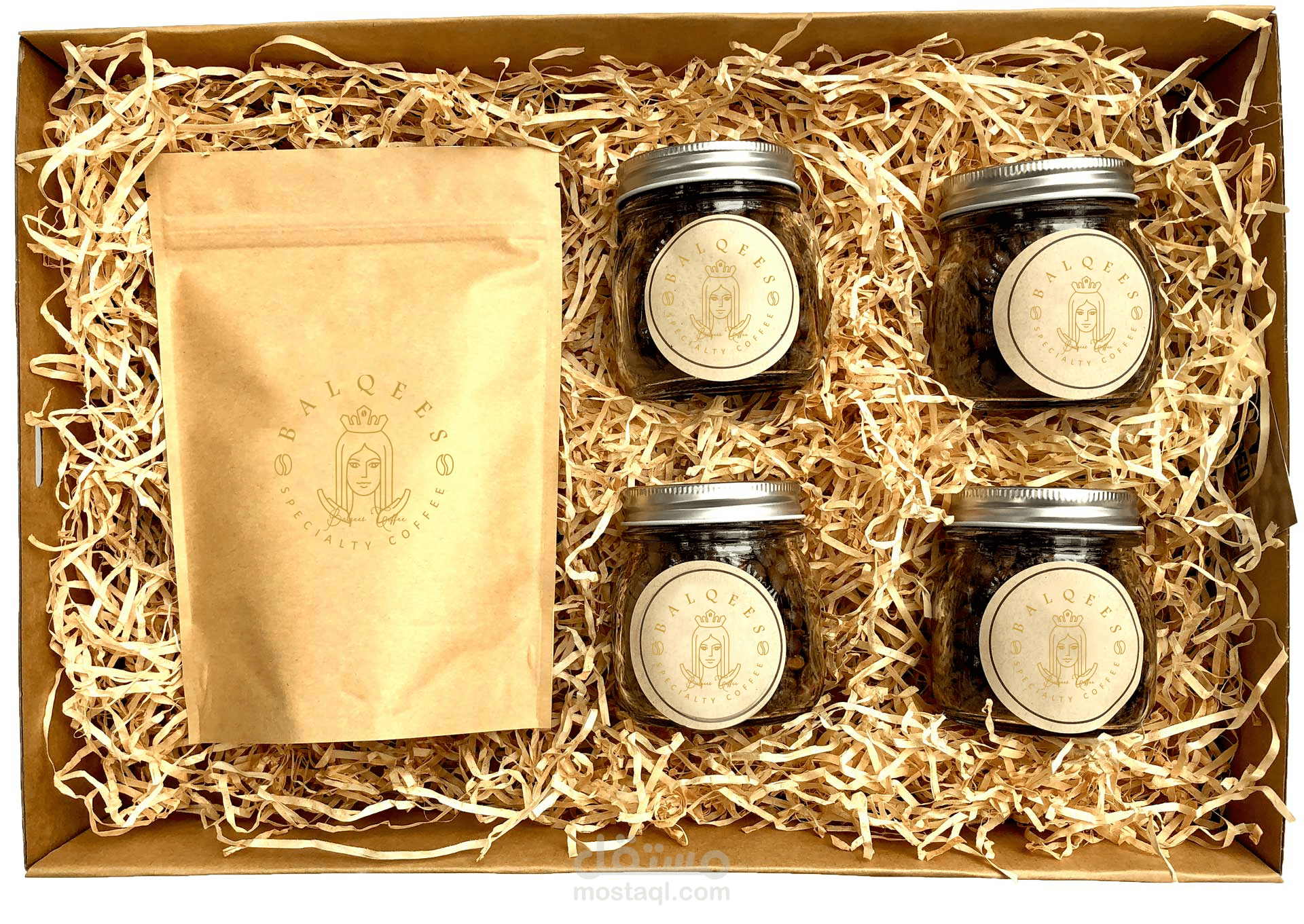 تغليف لشركة قهوة بلقيس