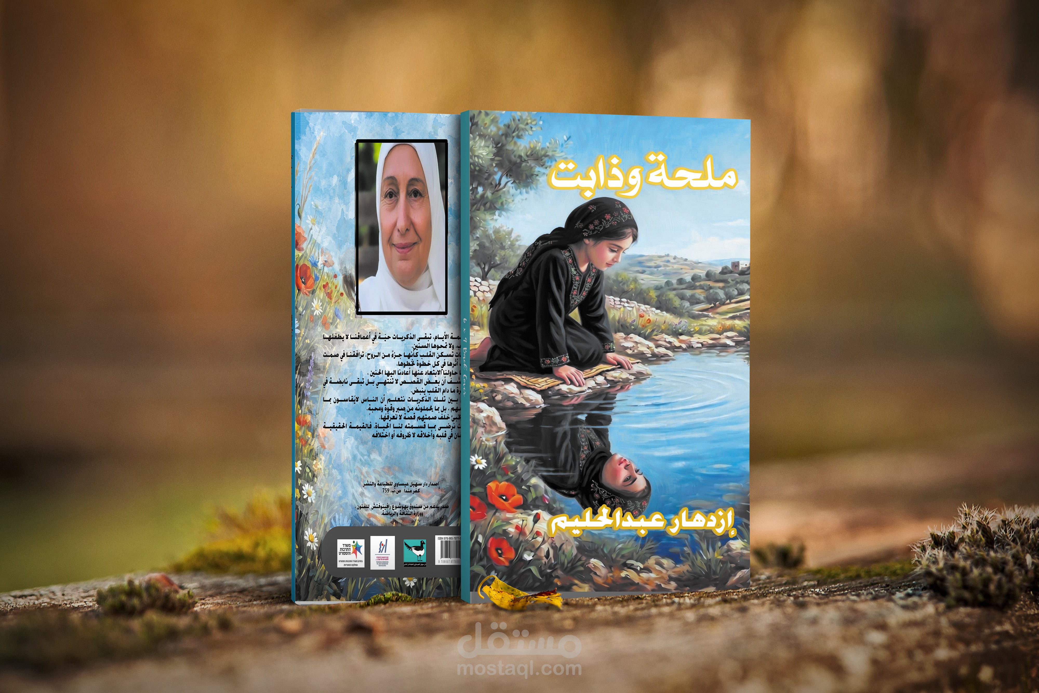 تنسيق وتصميم صفحات داخلية والغلاف للرواية