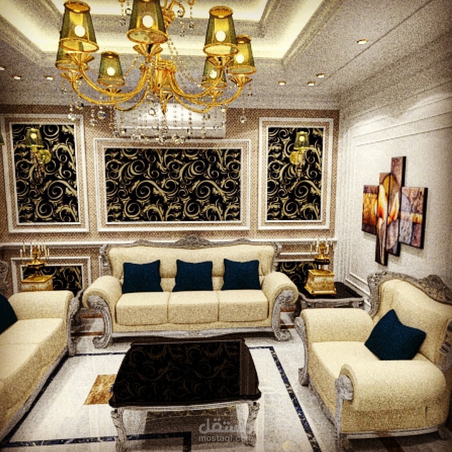 تصميم داخلي لفيلا