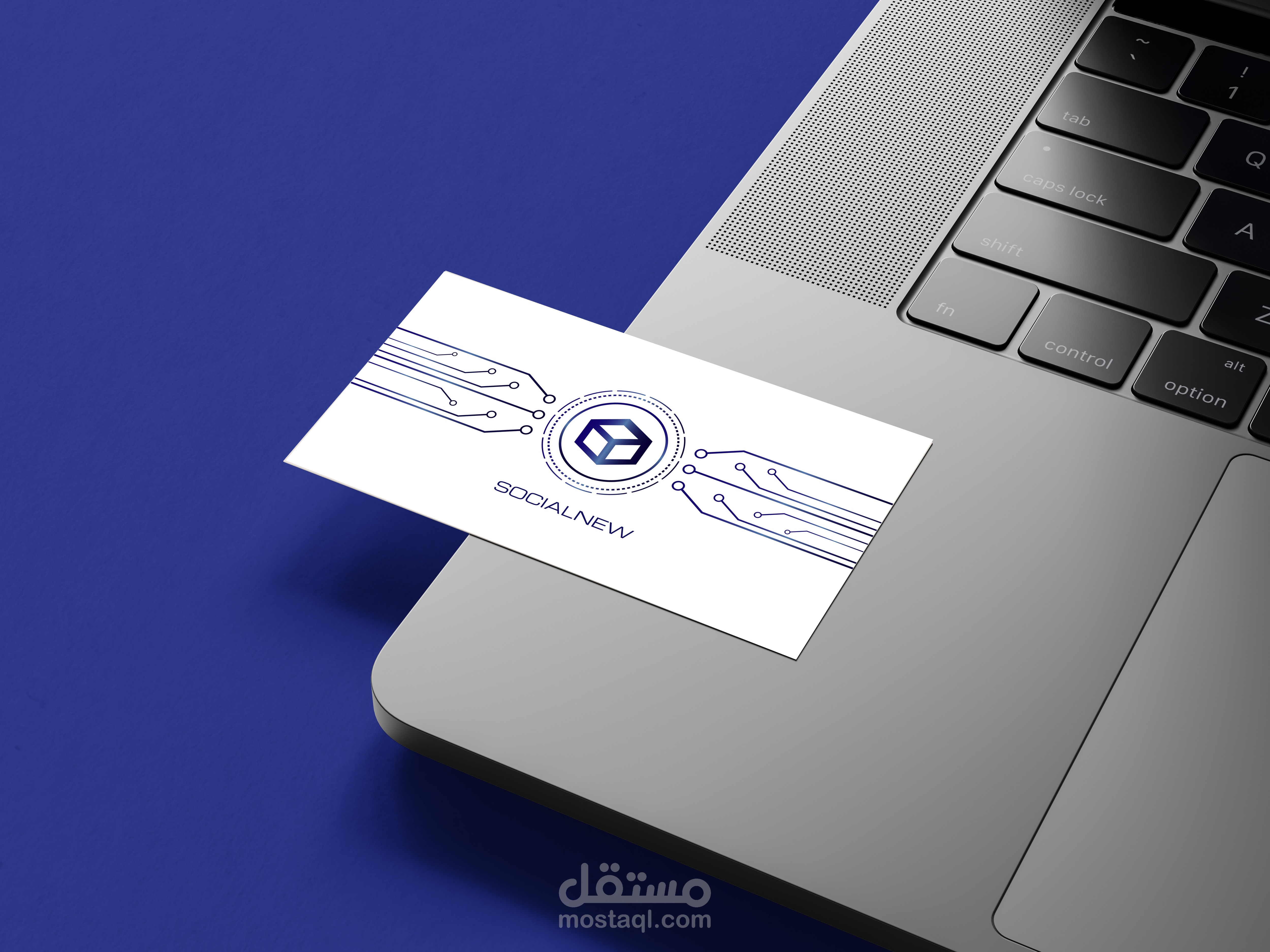تصميم كرت فيزيت سوسيال نيو