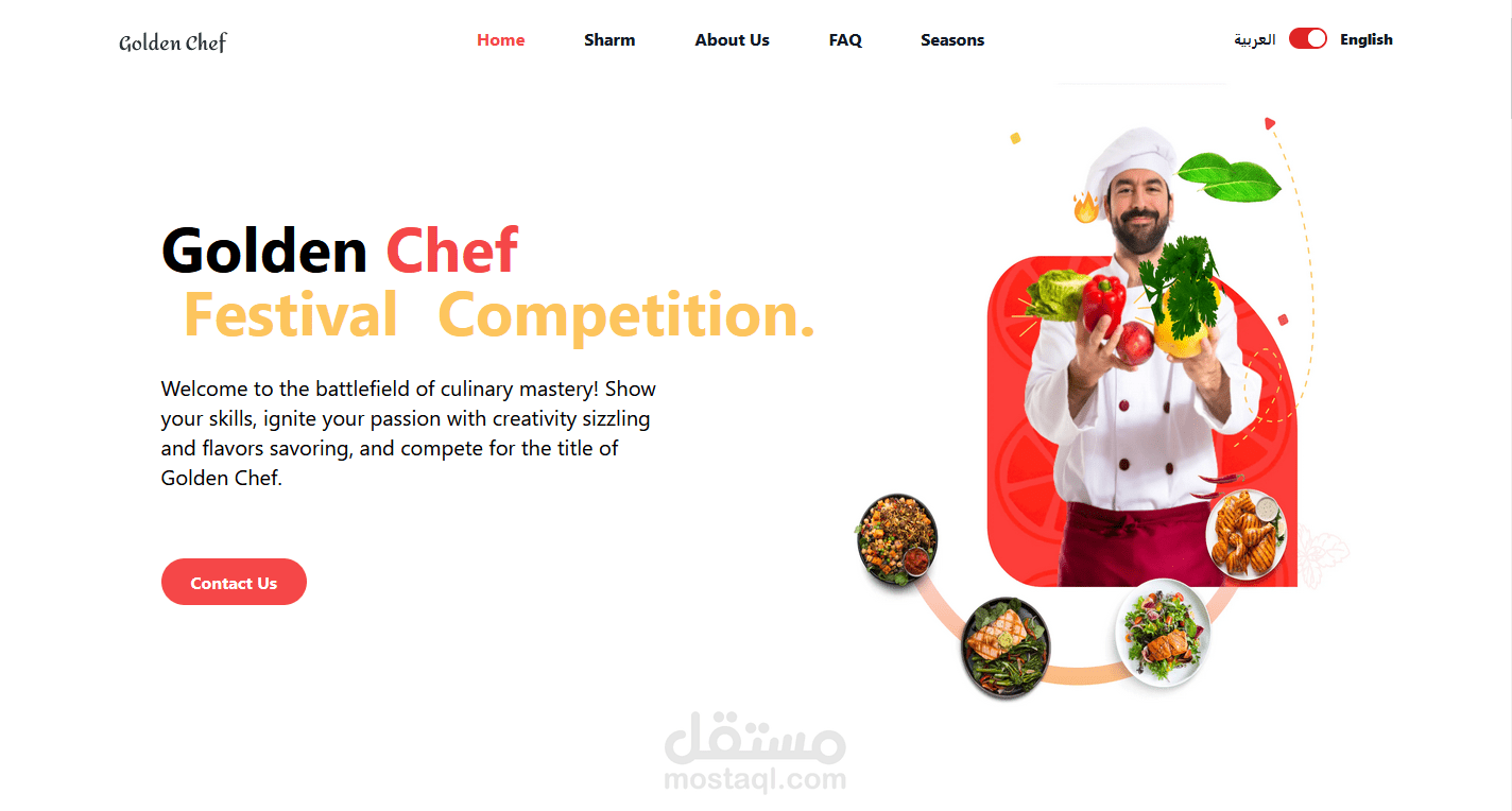 golden chef competition (website)