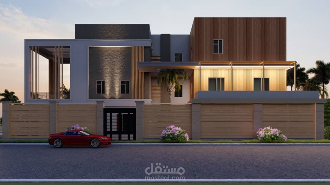 تصميم واجهة خارجية