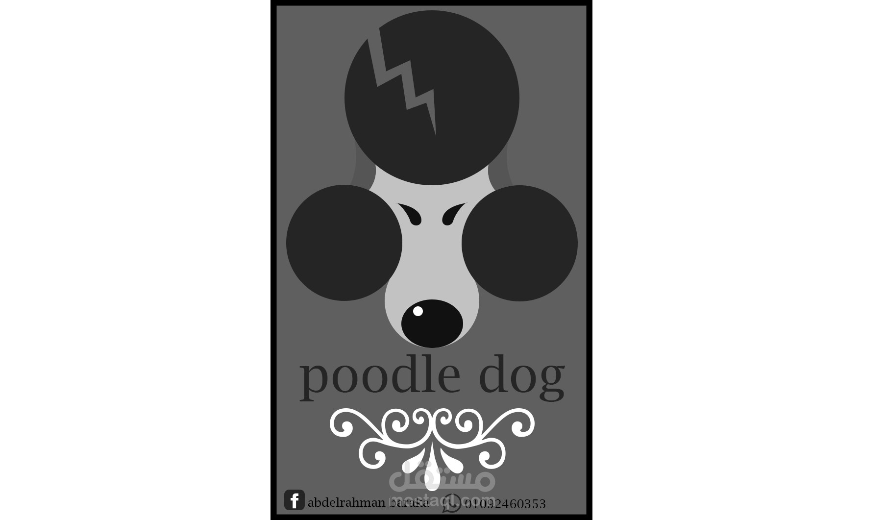 logo about Poodle dogs
