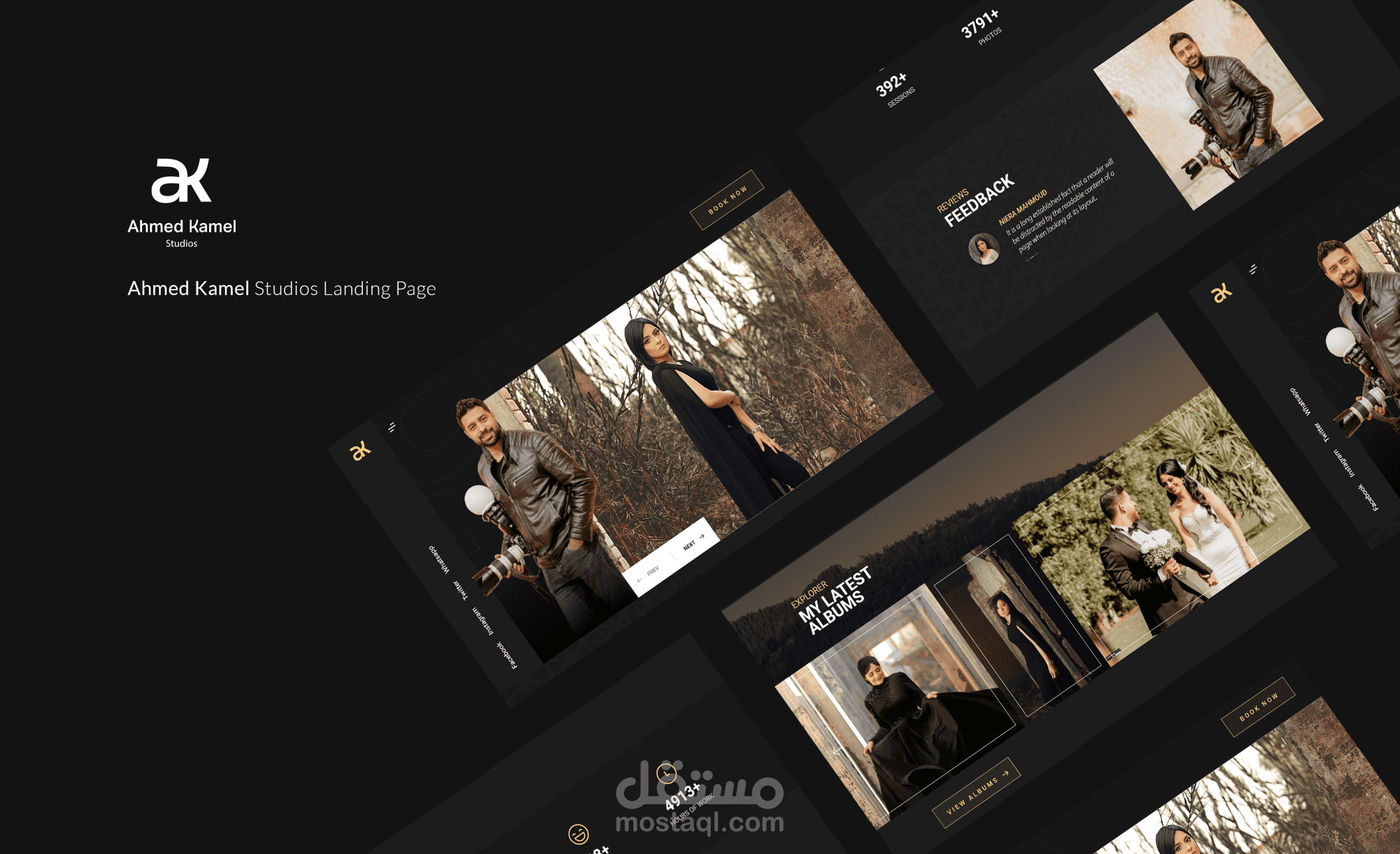 Photographer Landing Page