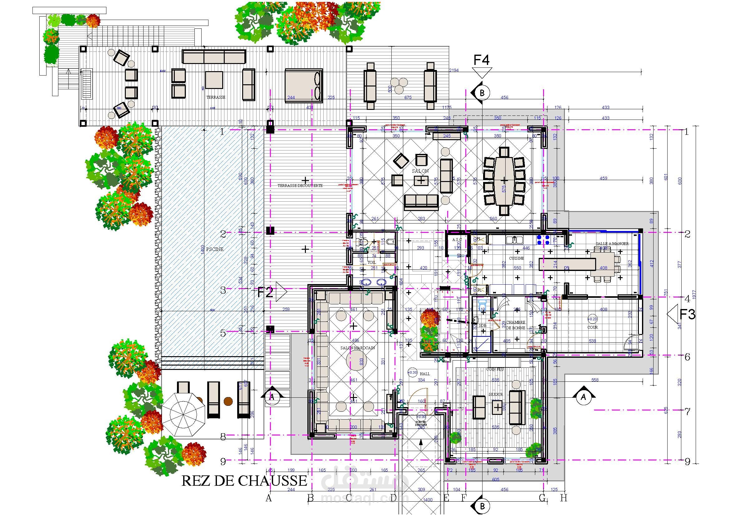 فيلا سكنية من طابقين و مسبح