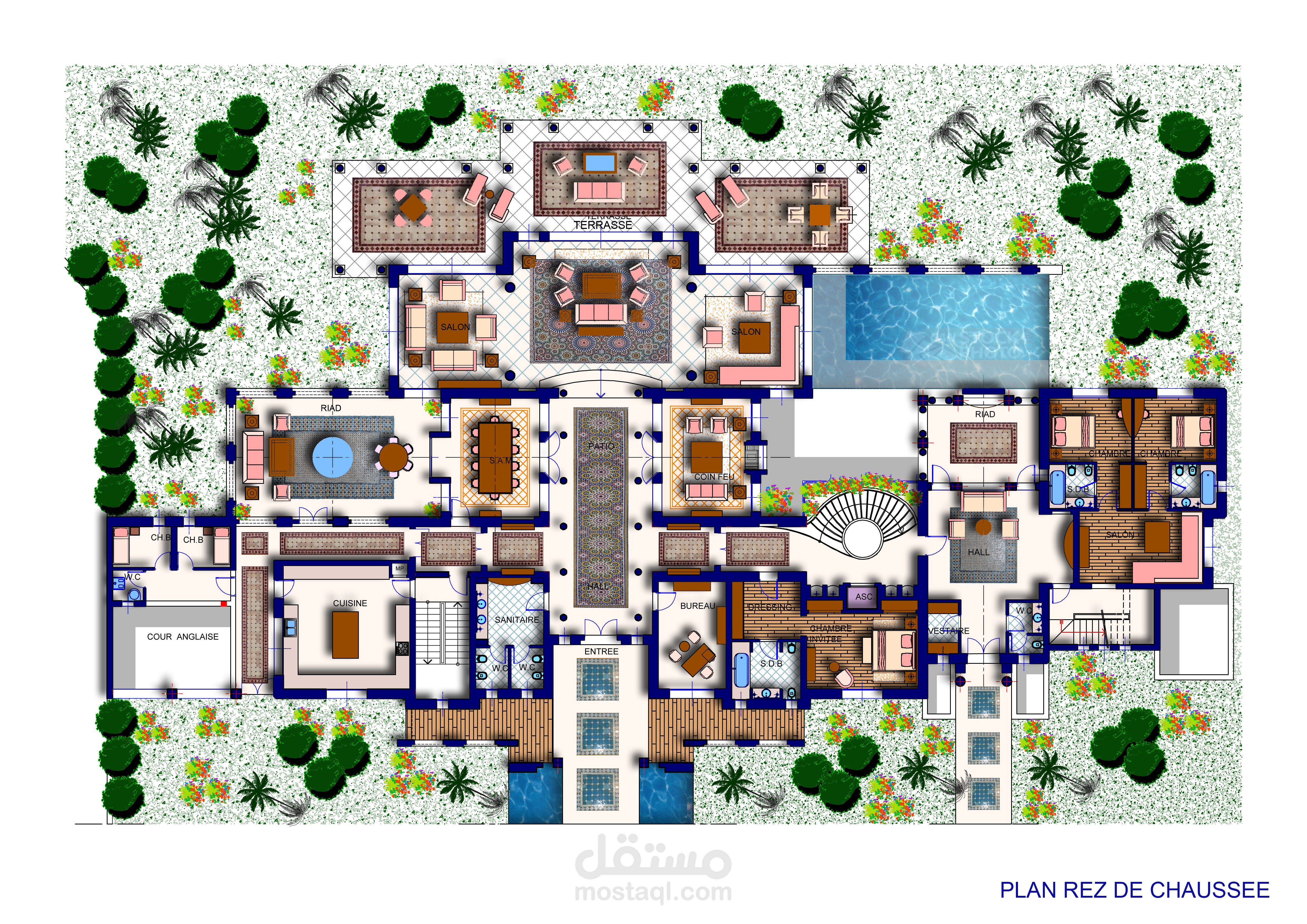 مخططات فيلا