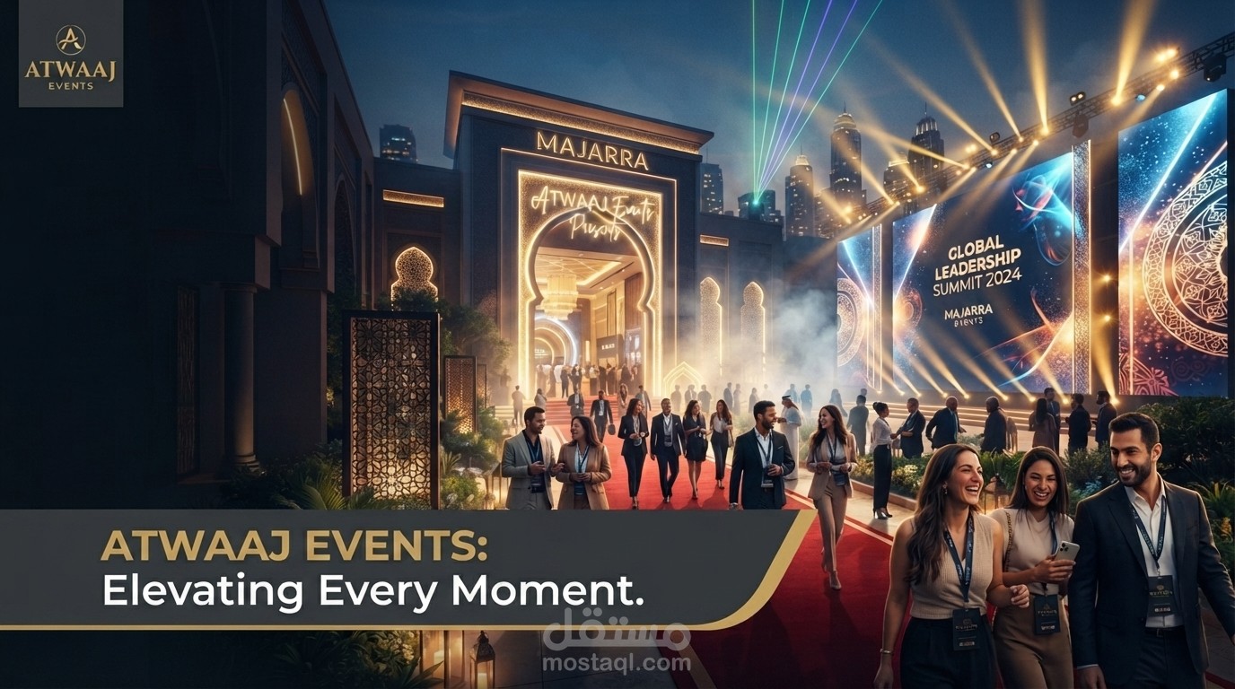 العميل: شركة ATWAAJ - الفيديو التعريفي شركه اتواج لتنظيم فعاليات المؤتمرات و العروض الثقافية والتراثية والترفيه