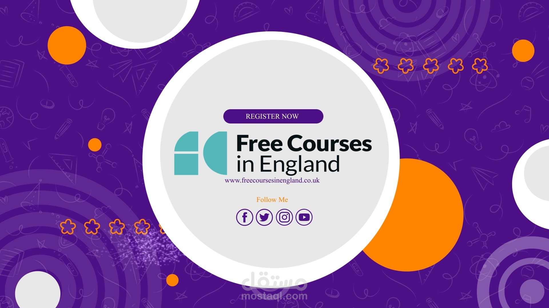 العميل: منصة Free Courses in England فيديو موشن جرافيك بوابتك للتعليم عن بُعد في UK
