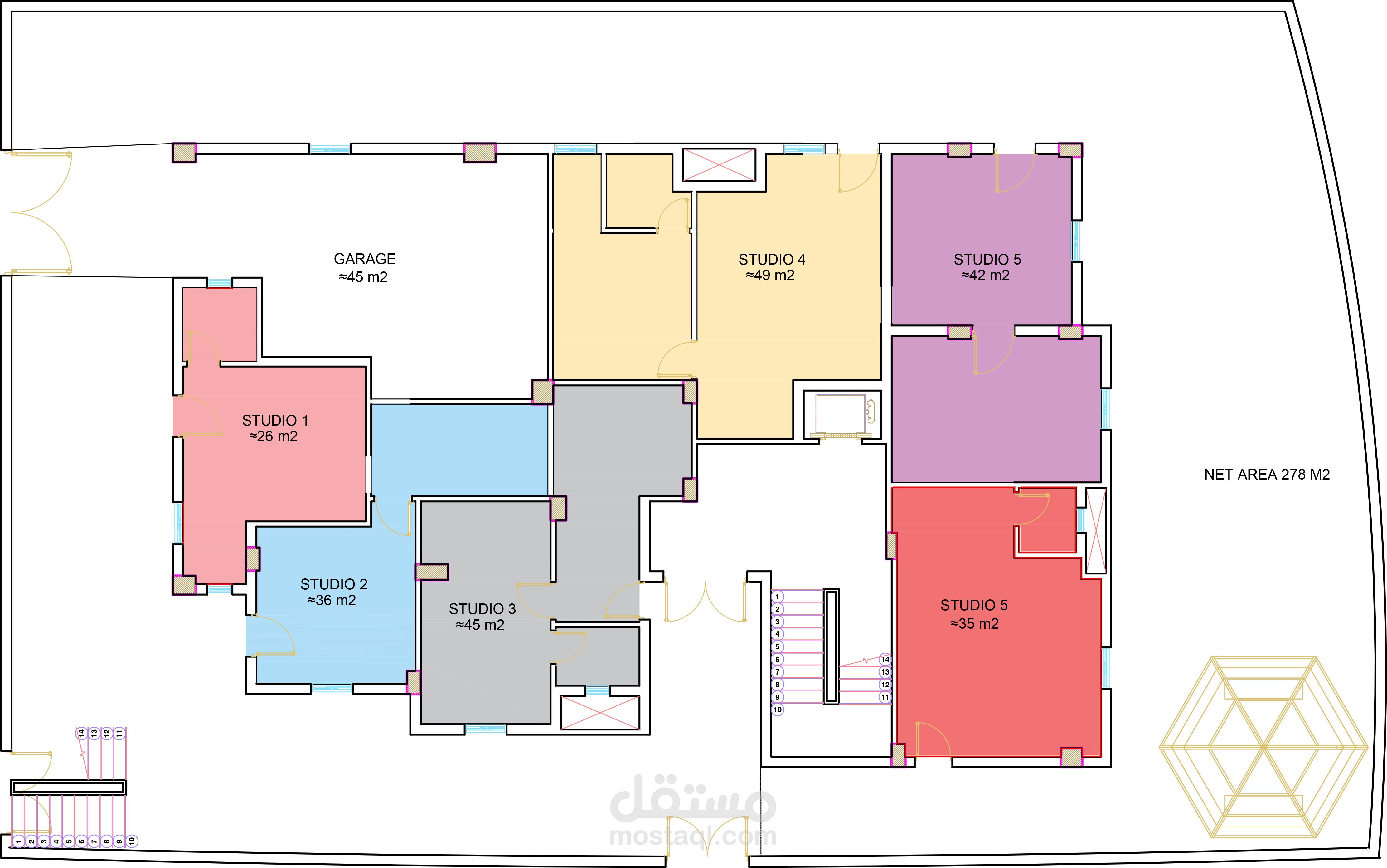 ستوديهات في بفرلي هيلز