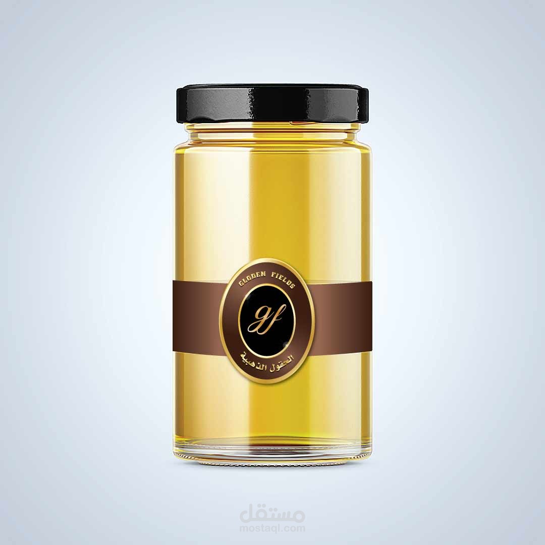 لوجو وستيكر لبراند عسل