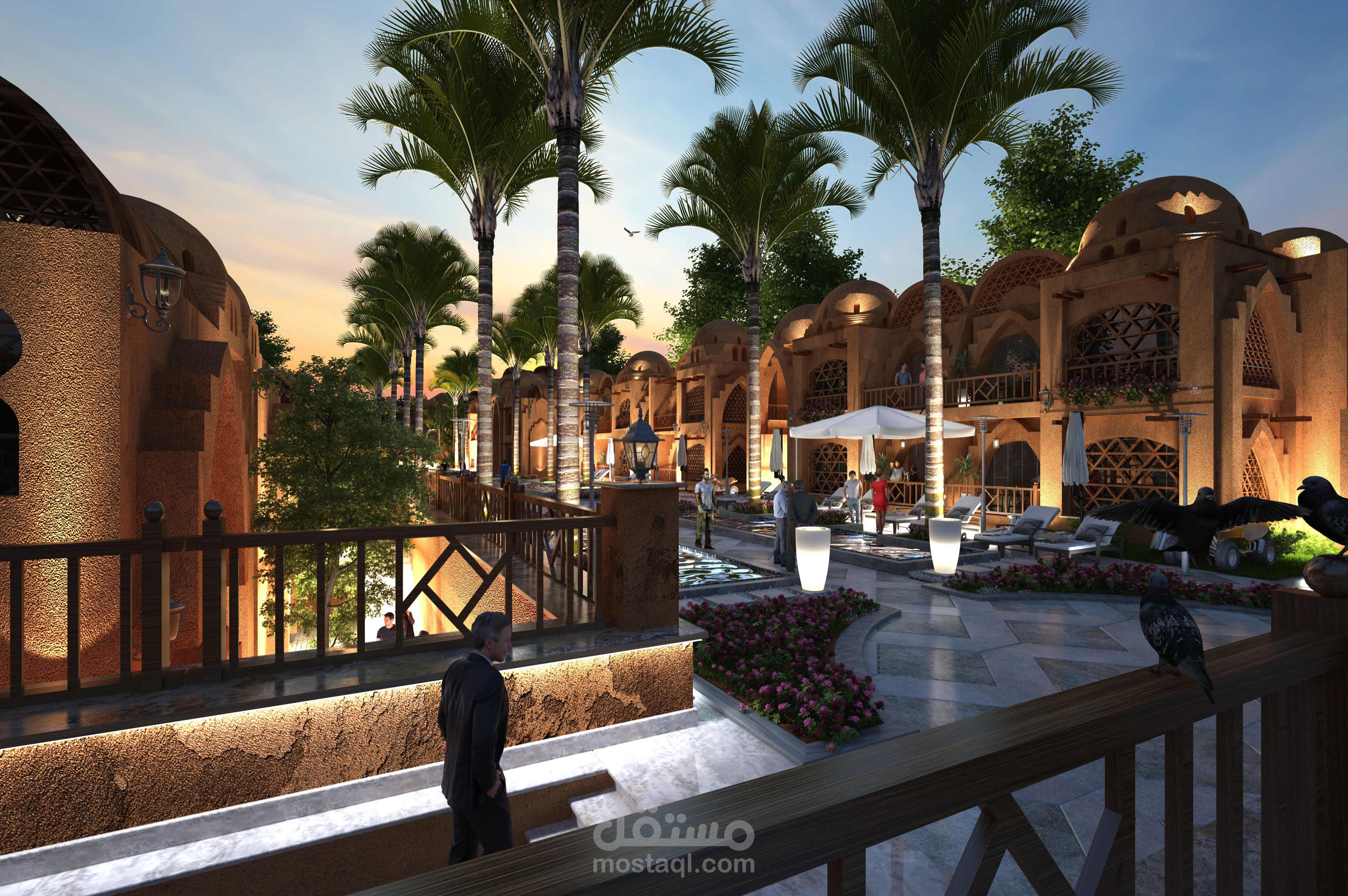 مشروع تصميم قرية سياحية ريفية بألاقصر على النيل