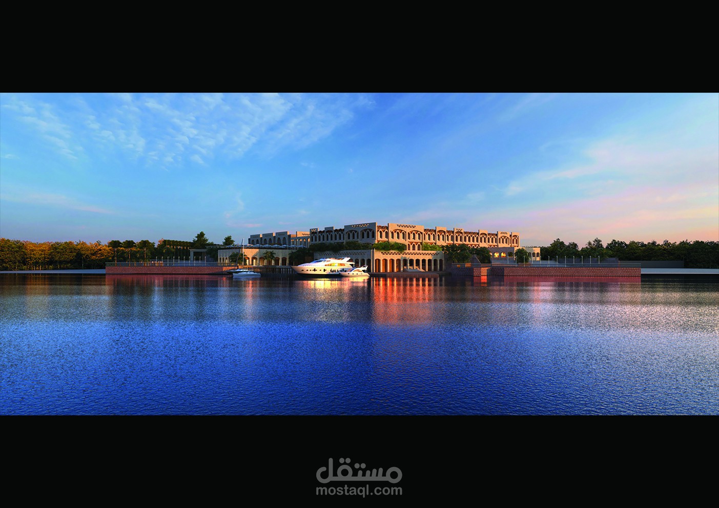 مشروع تصميم فندق على النيل بمدينة الأقصر