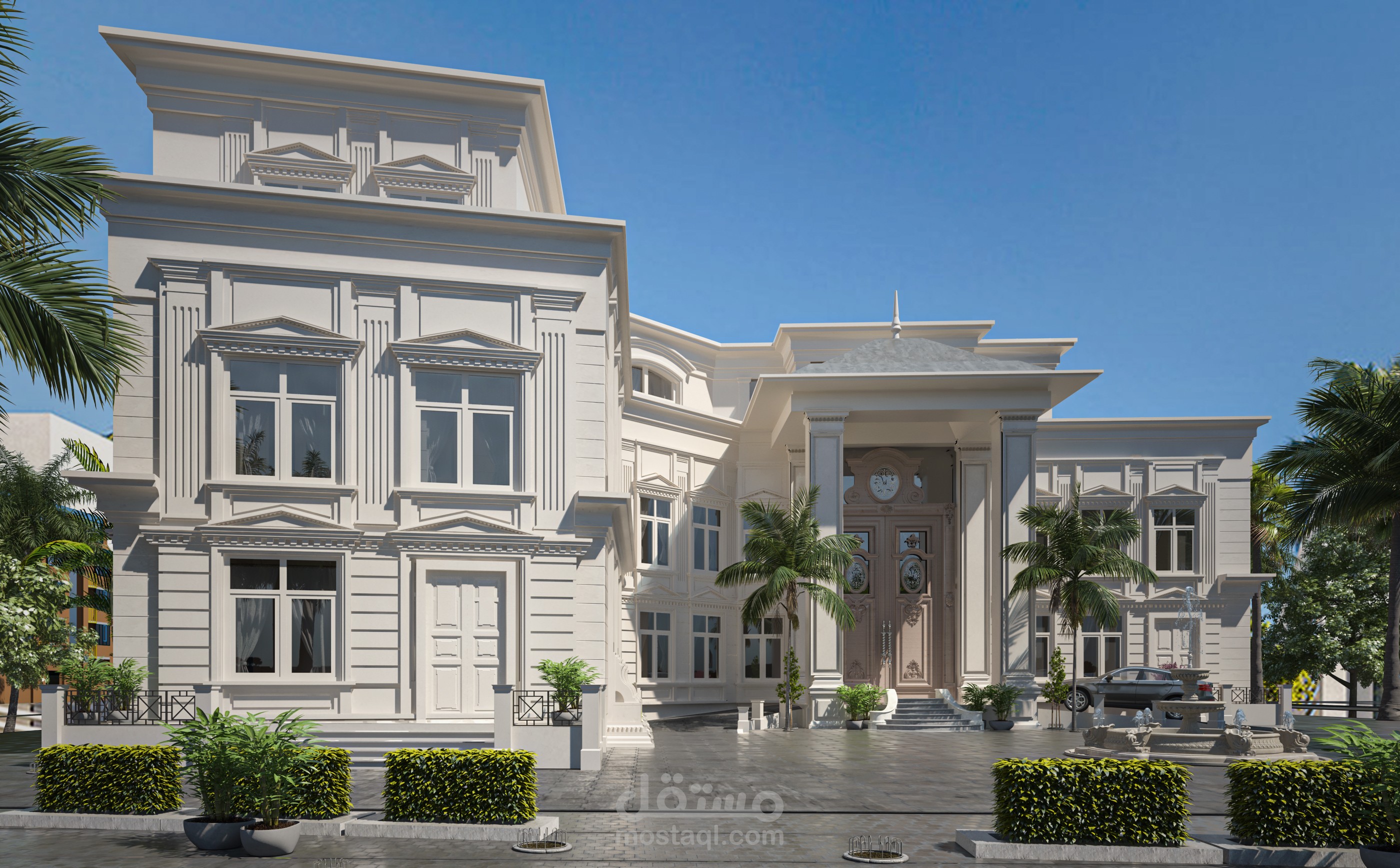 تصميم فيلا خاصة أبو ظبي (الإمارات العربية المتحدة )