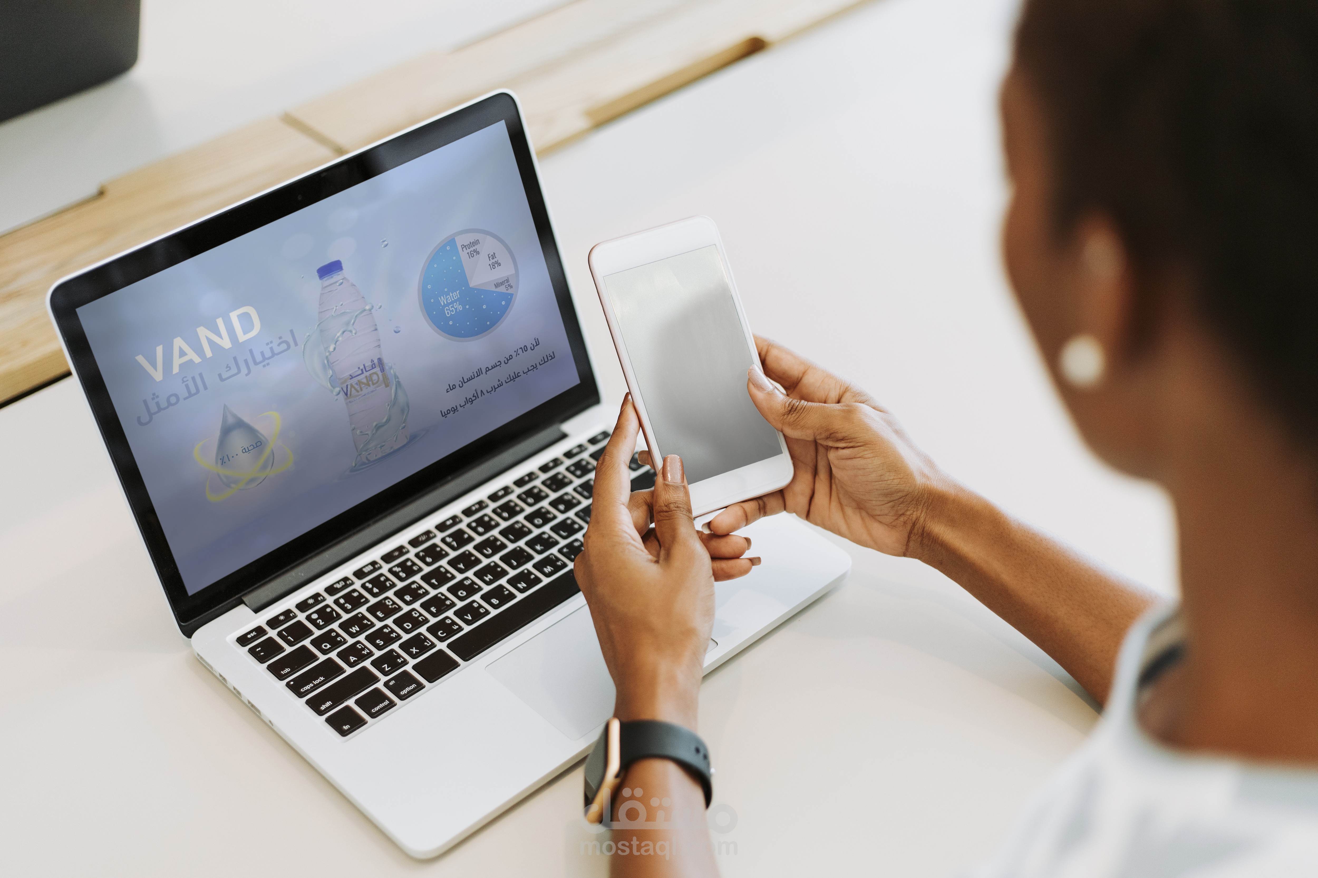 اعلان سوشال ميديا  لمياه معدنية