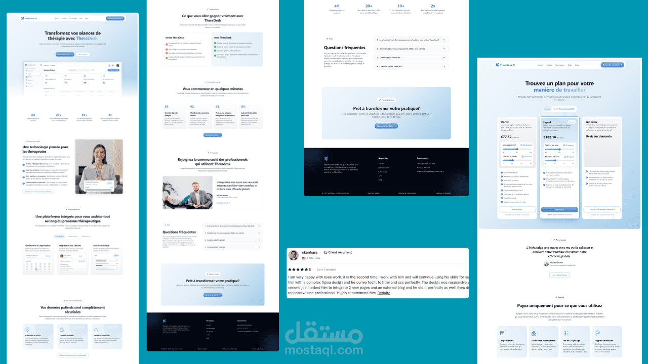 TheraDesk - منصة لإدارة العيادات والعلاج النفسي