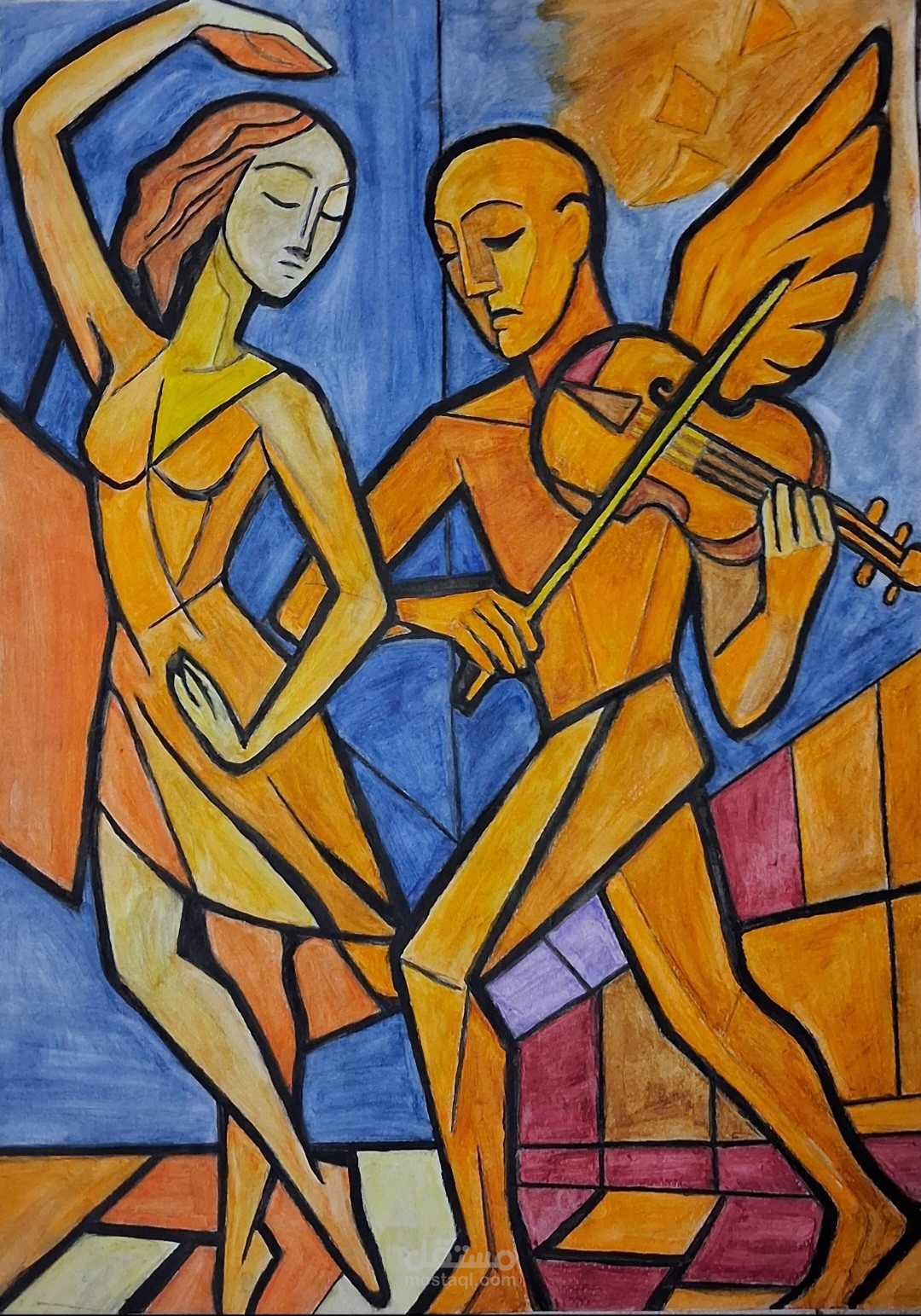 لوحه بعنوان " when They Met the Last Time "