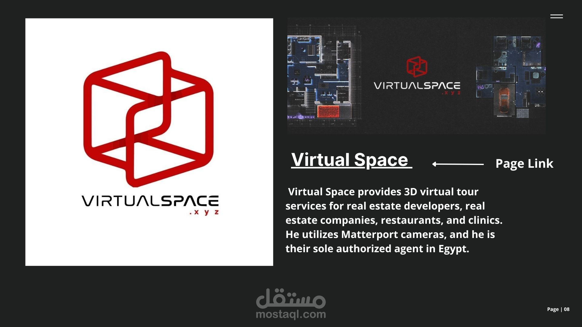 مجموعة Virtual Space خدمة 3d Virtual Tour
