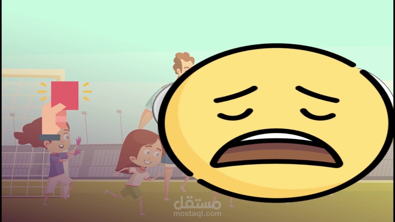 مقطع موشن جرافيك لنادي كرة قدم