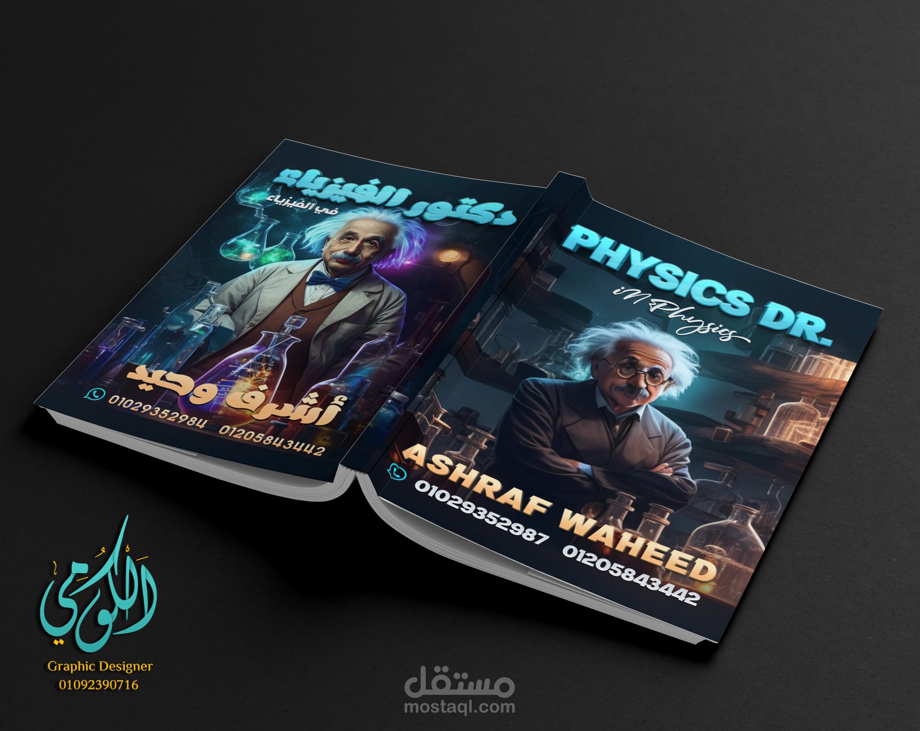 Physics Dr Cover Design in Physics (A3 Front & Back)