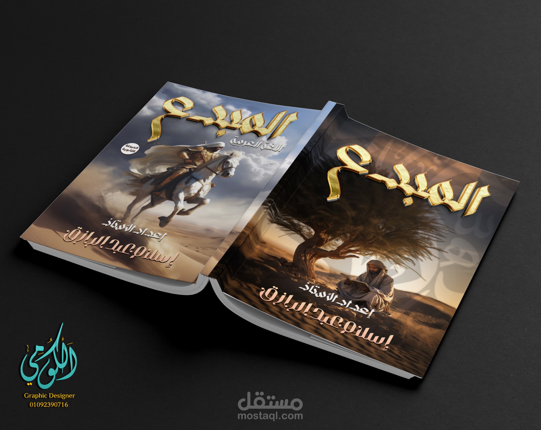 تصميم غلاف المبدع في اللغة العربية