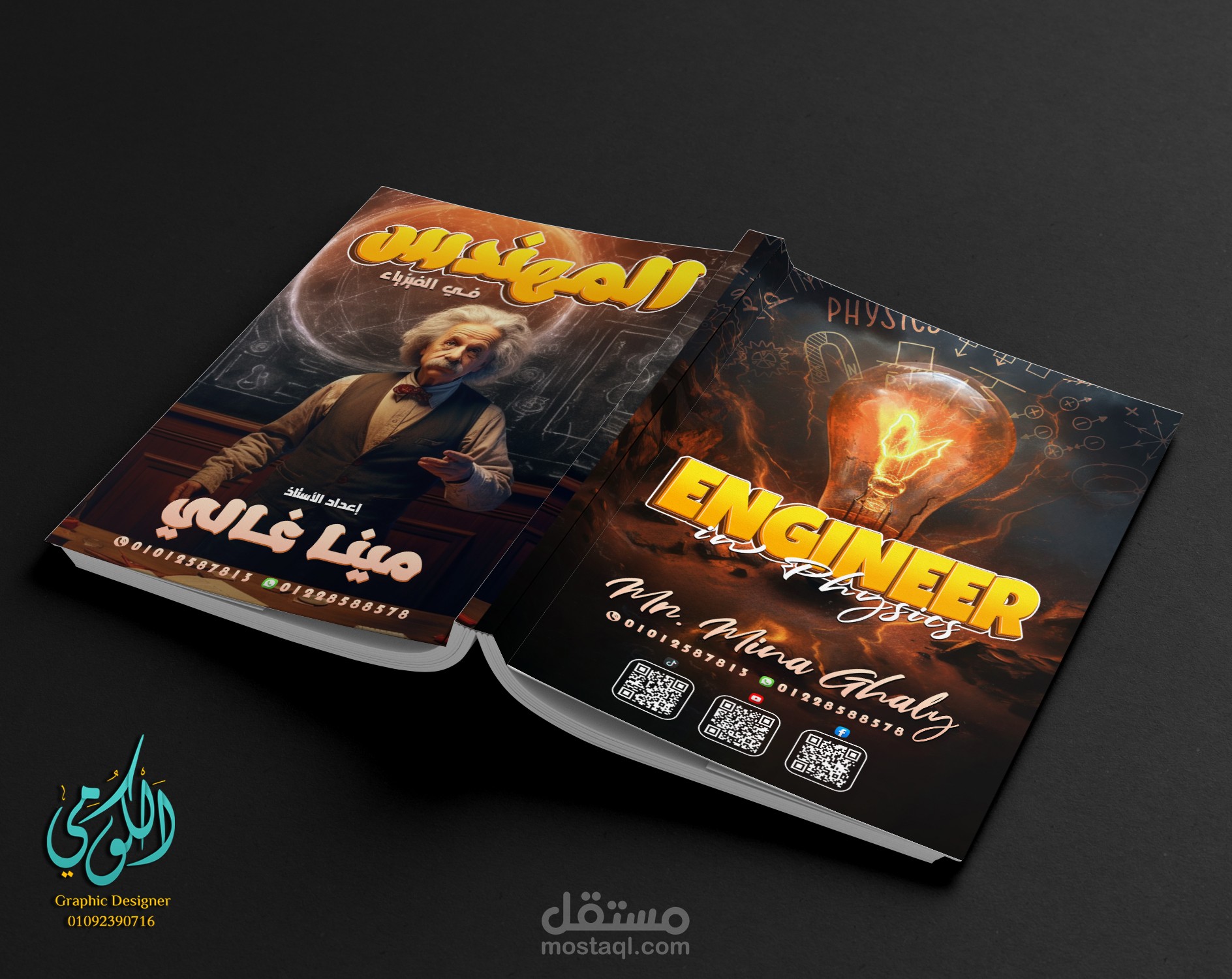 Engineer cover design in Physics (A3 Front & Back)