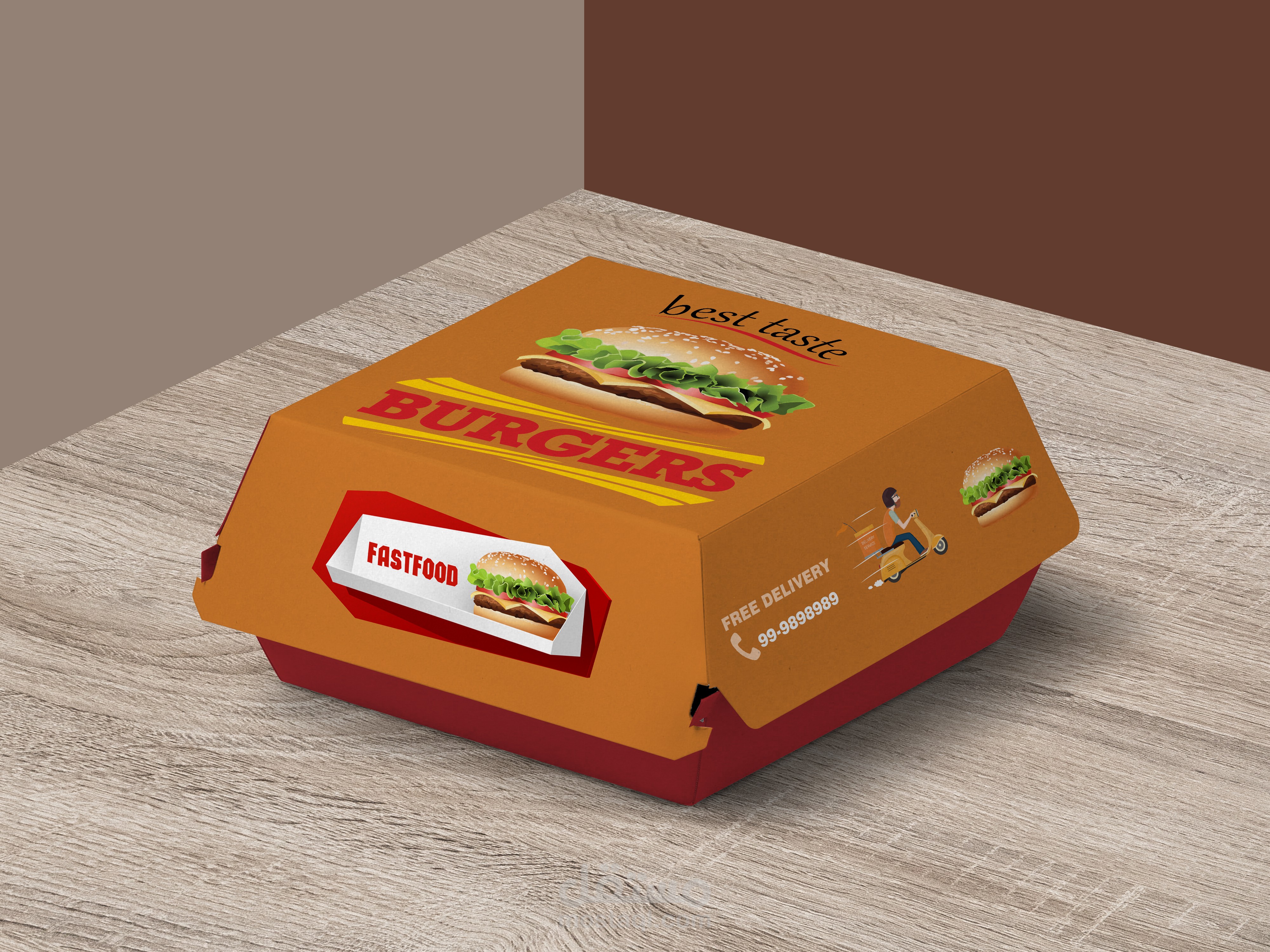 Free-Burger-Packaging