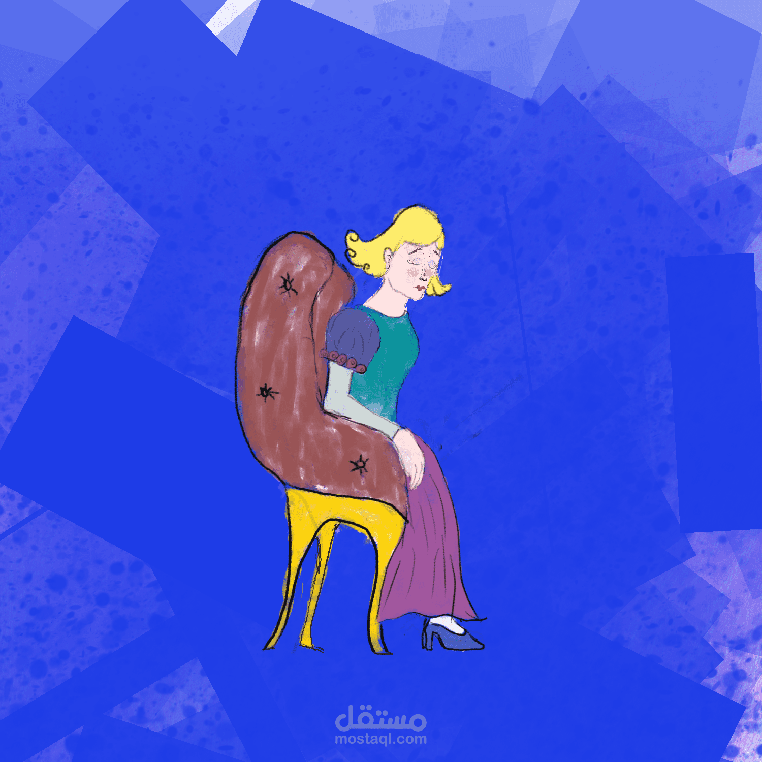 اميرة مستغرقة في النوم