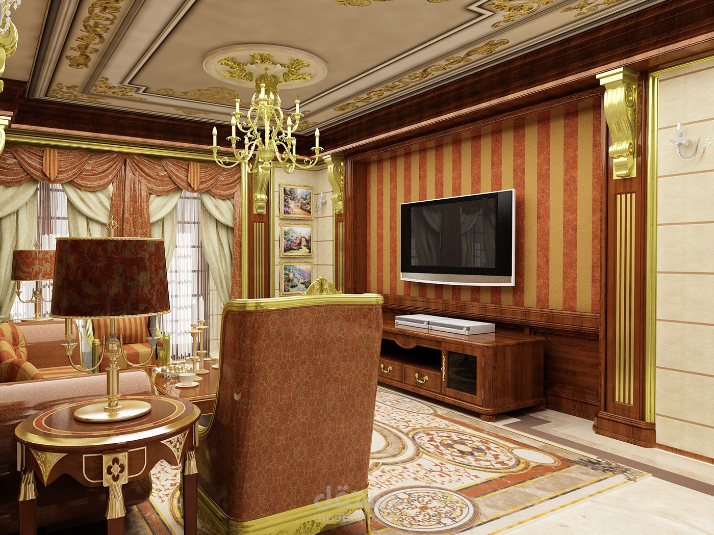 Interior Design .Banait El Fouad 's Building . Alex | مستقل