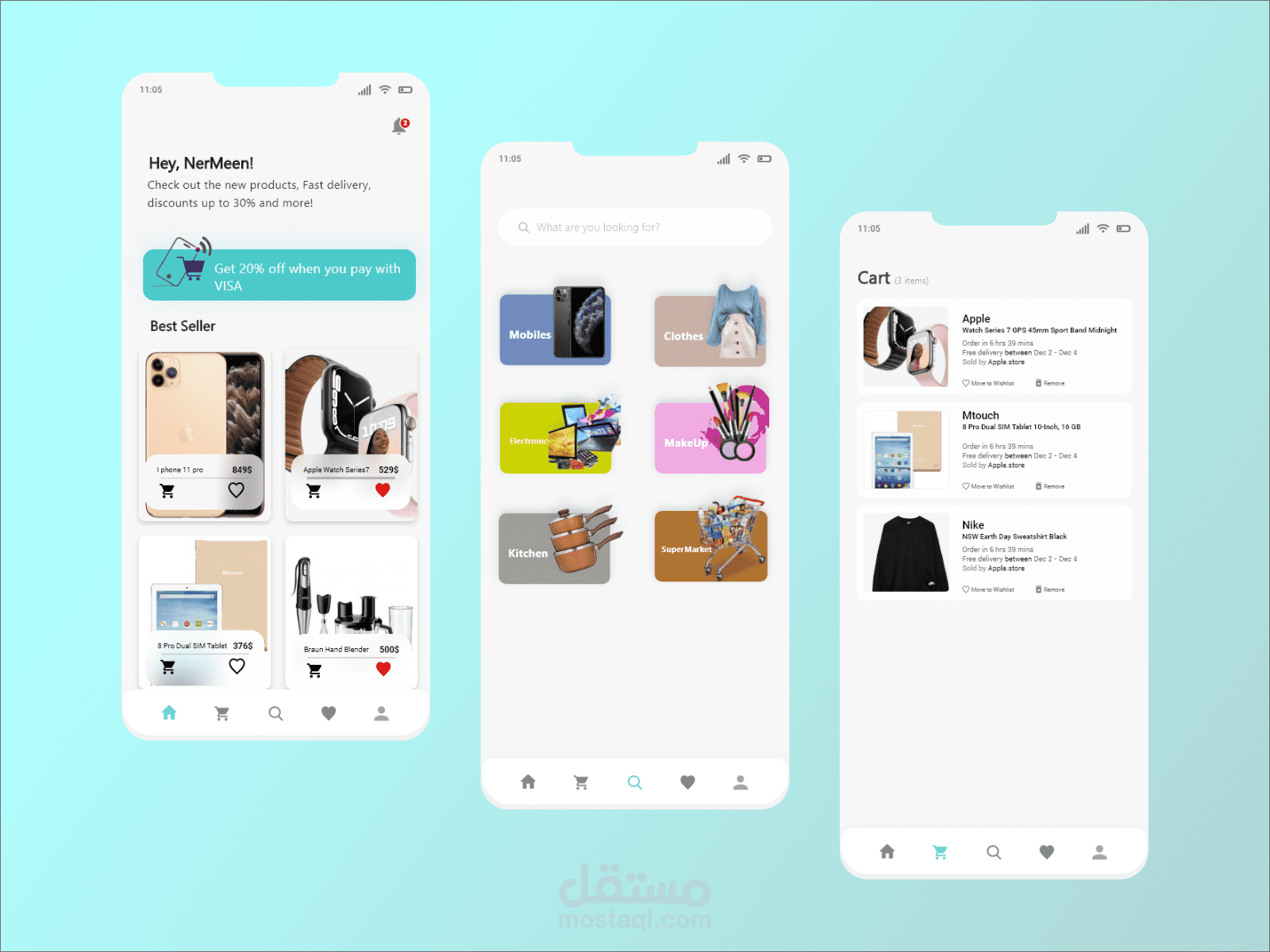 Shopping App Ui Design