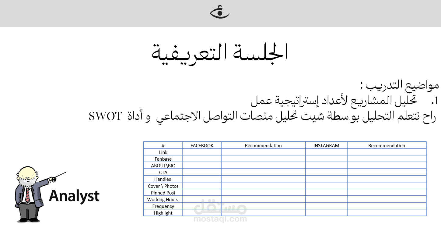 تدريب للعمل كمدير منصات التواصل الاجتماعي