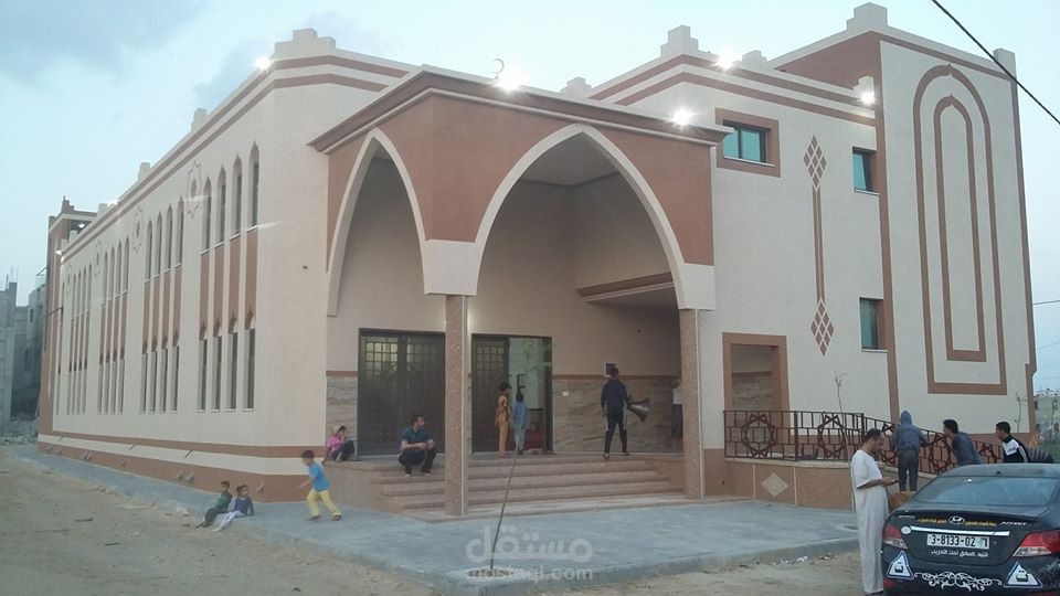 تصميم داخلي وخارجي لمسجد
