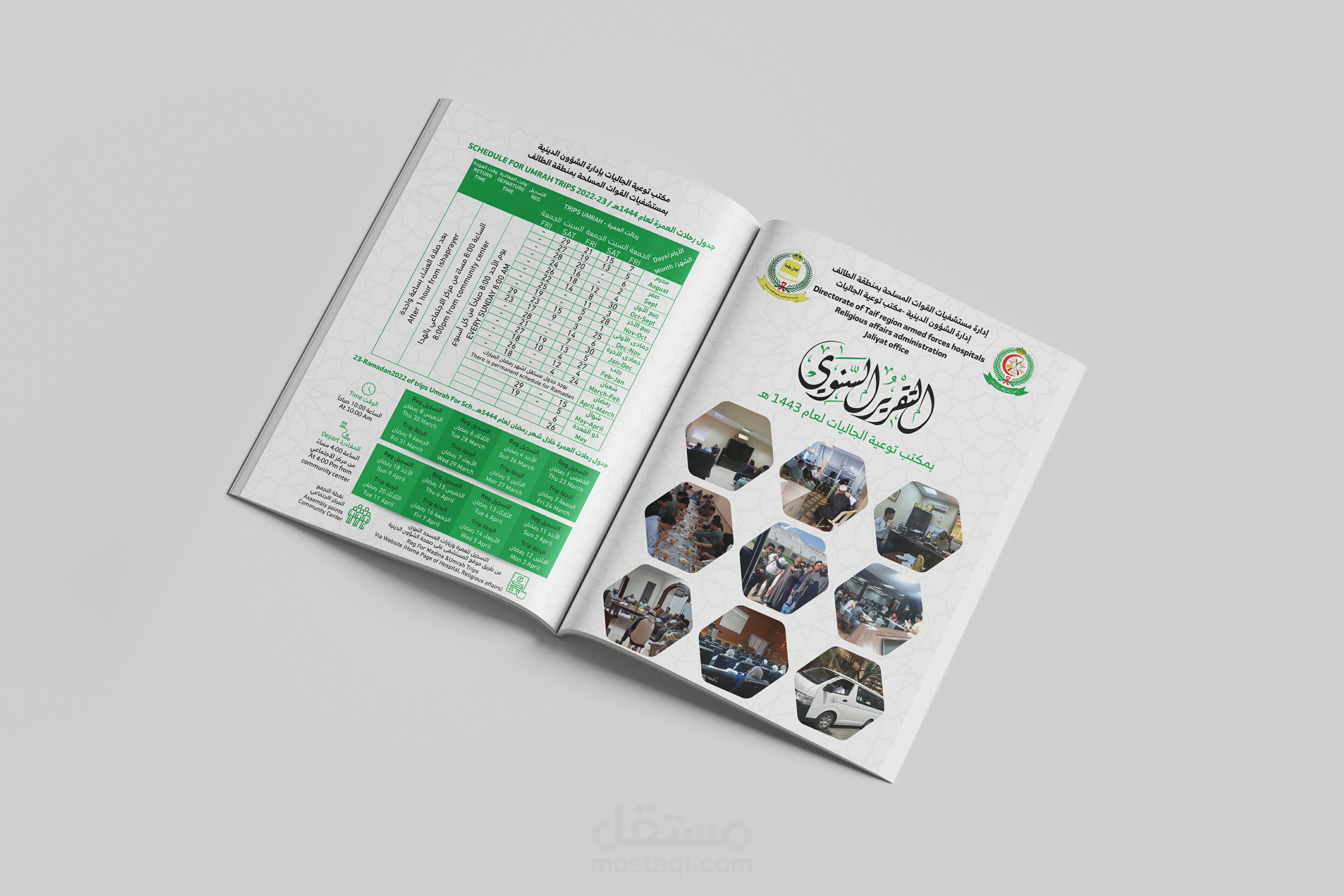 تصميم تقرير سنوي