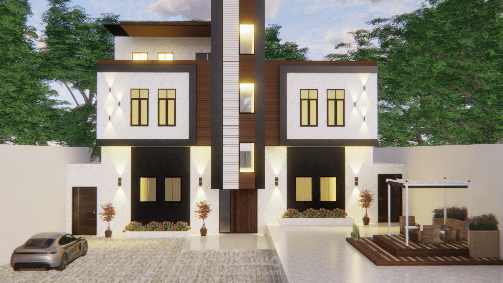 واجهة فيلا سكنية